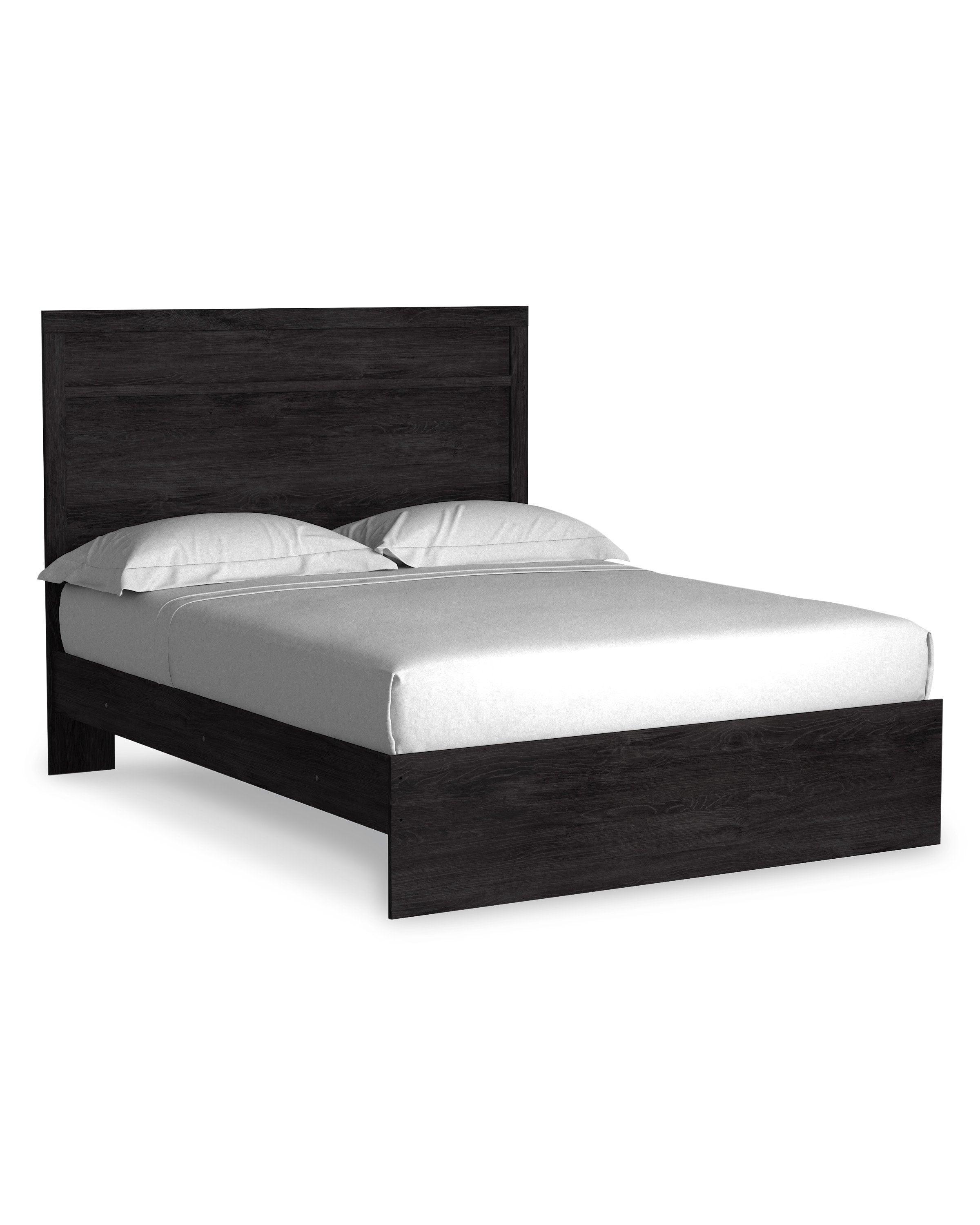 Belachime Black Panel Queen Bed - Image 2