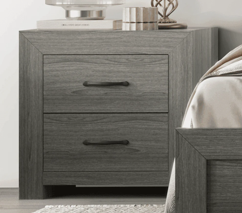 Moonlight Gray Nightstand - Image 1
