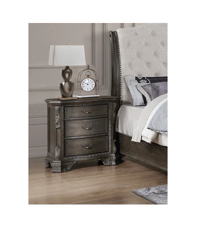 Sheffield Gray Nightstand - Image 1