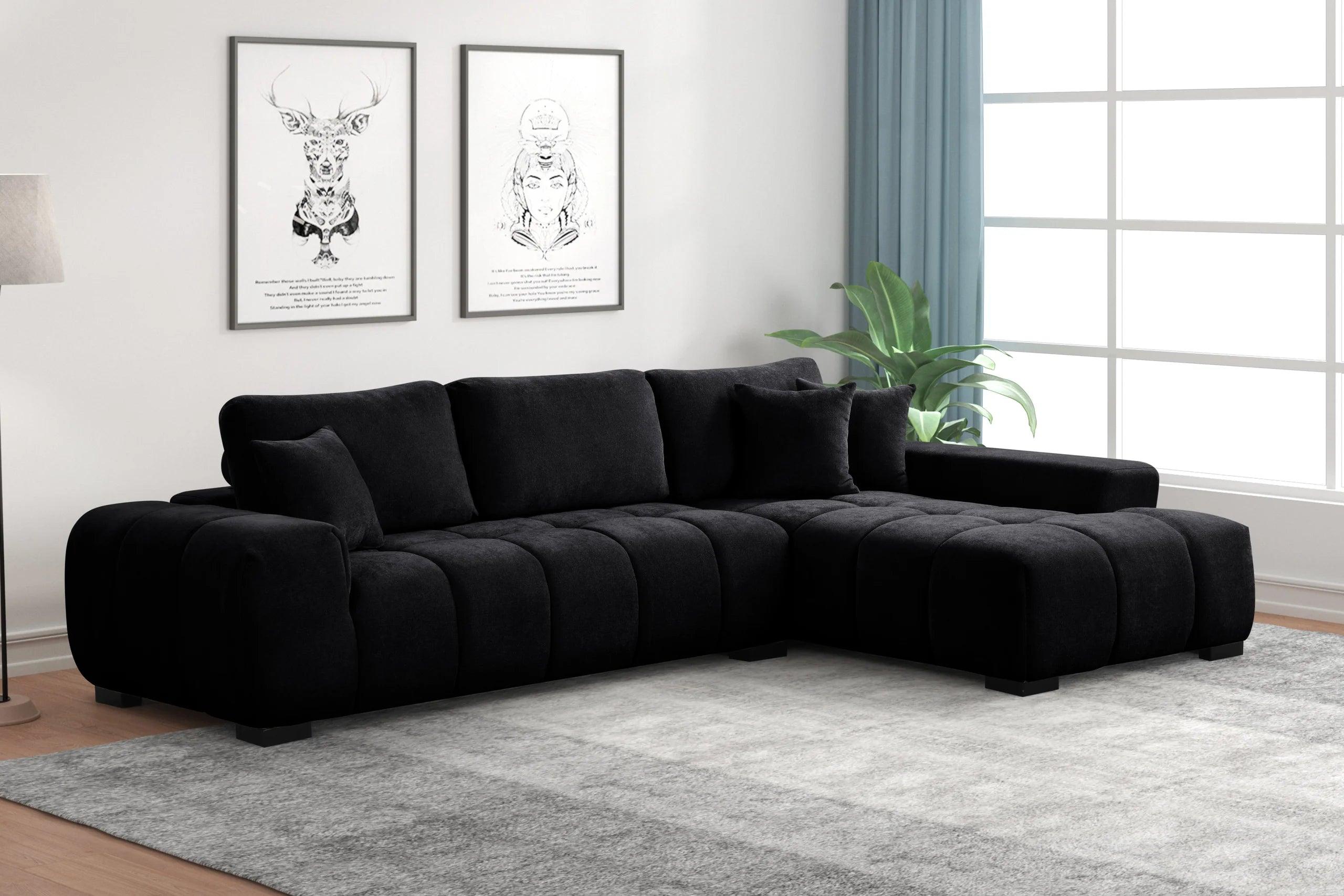Manhattan Black Sectional - Image 2