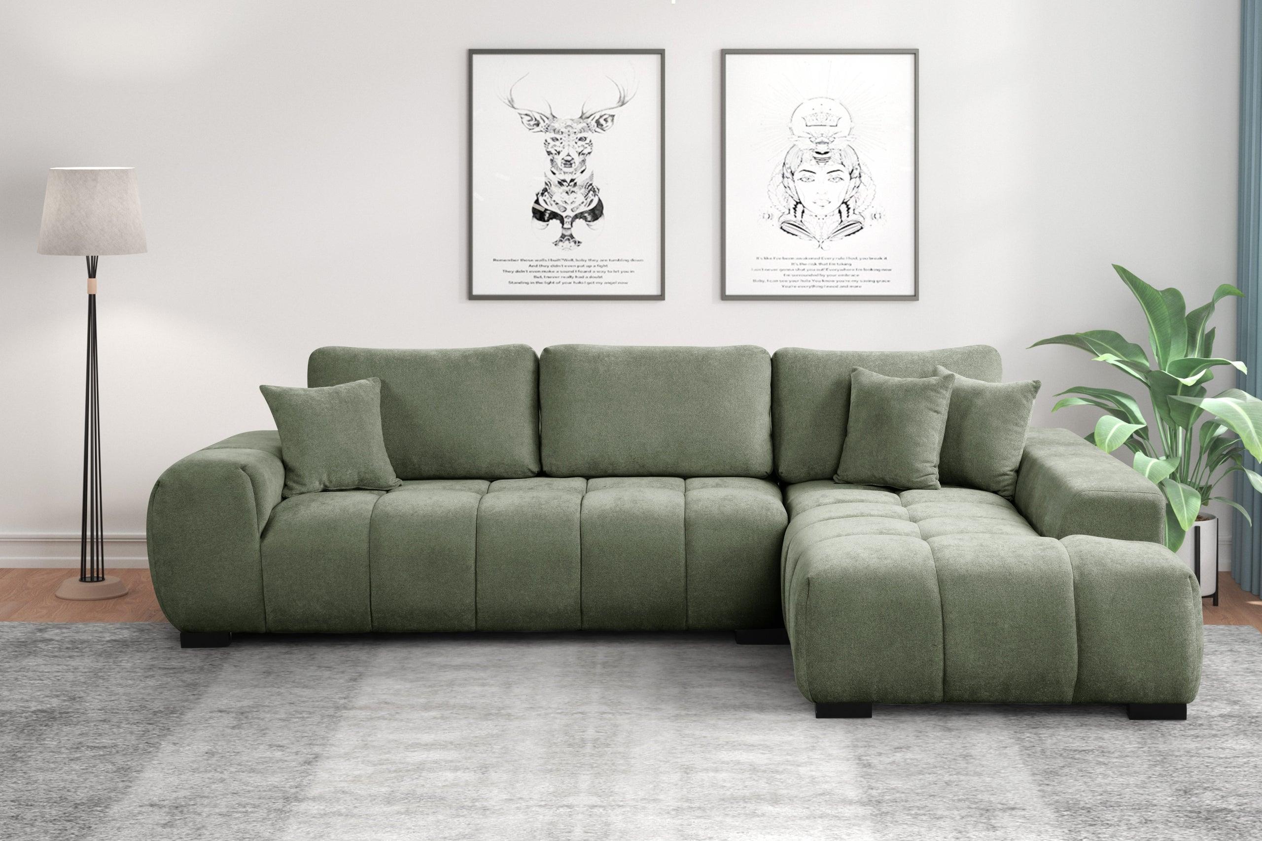 Manhattan Green Sectional - Image 2
