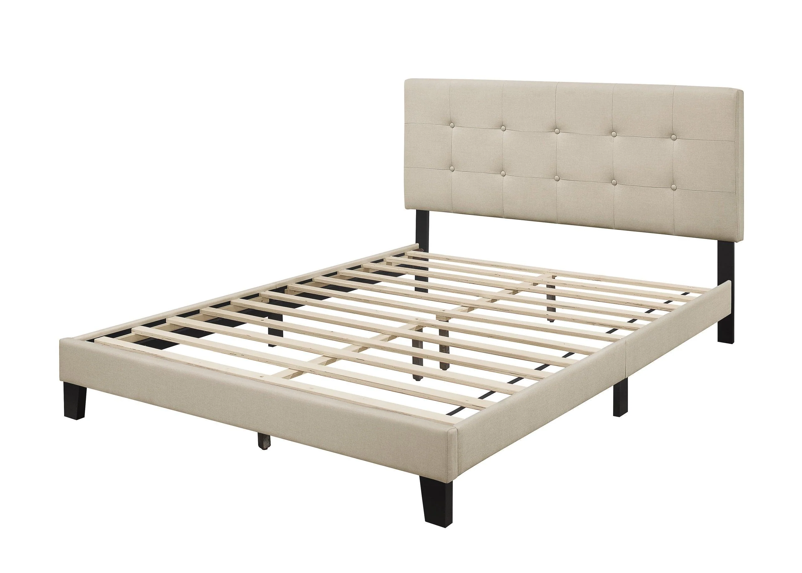 Nini Fog Upholstered Platform Full Bed - Image 3