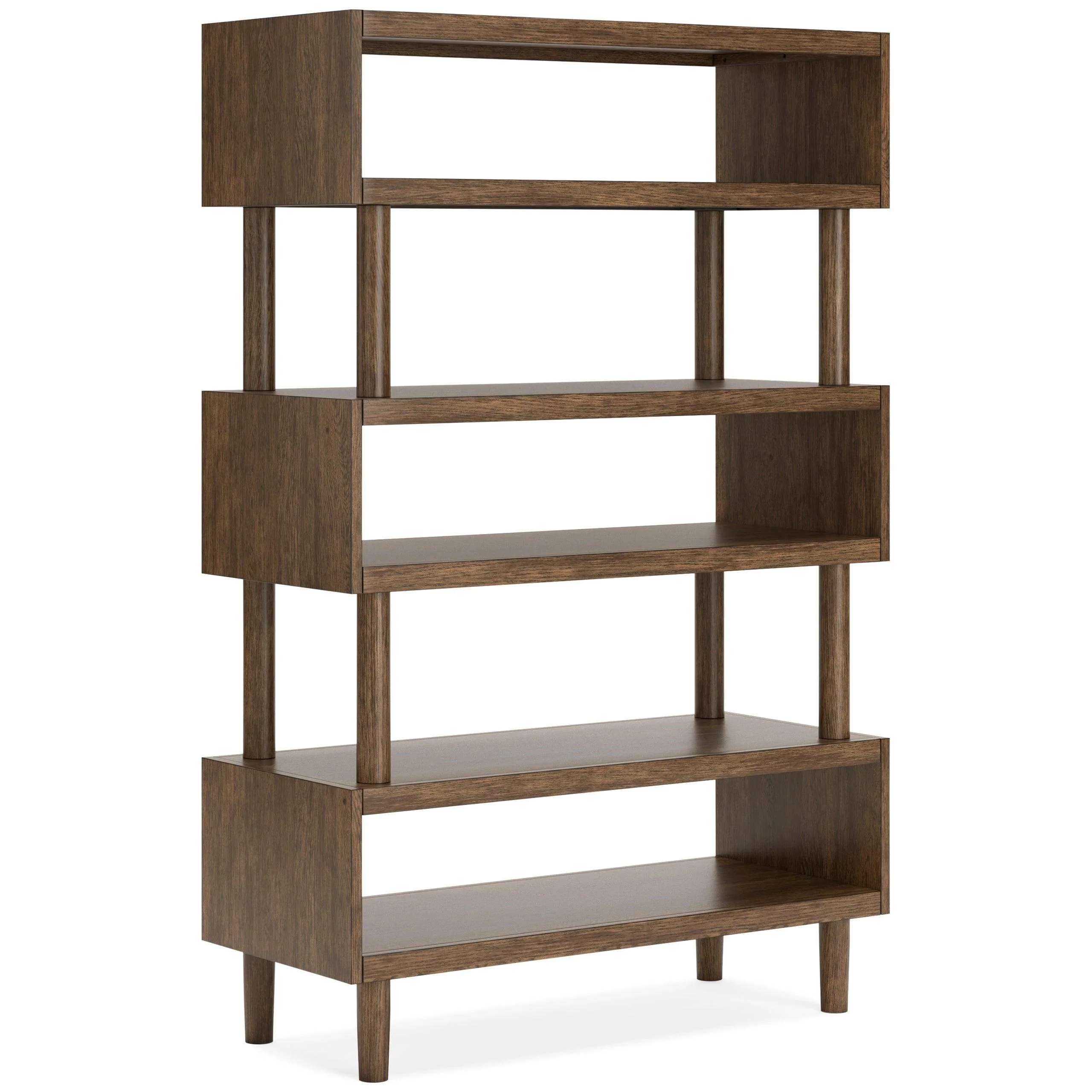 Austanny Warm Brown Bookcase - Image 3