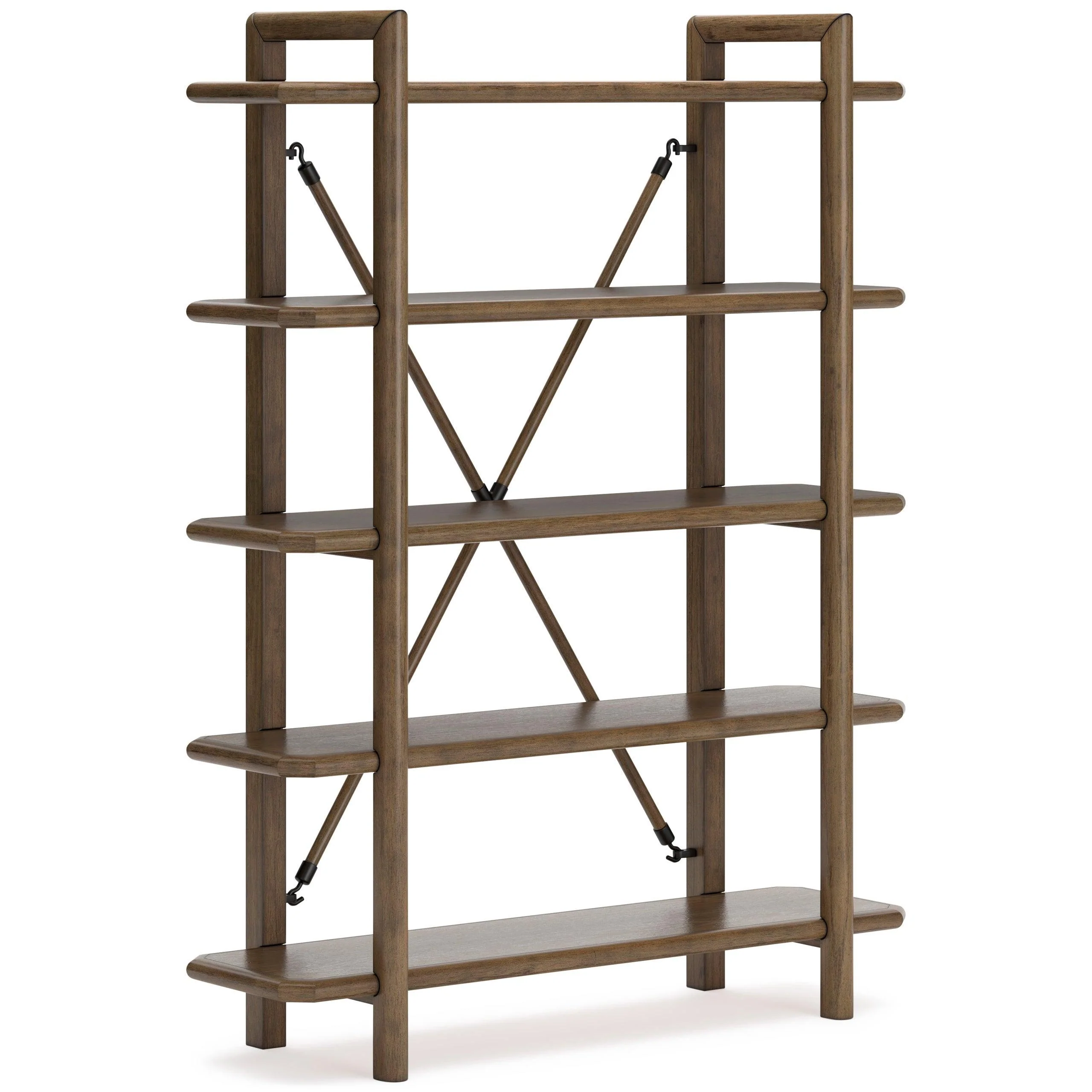 Roanhowe Brown Bookcase - Image 3