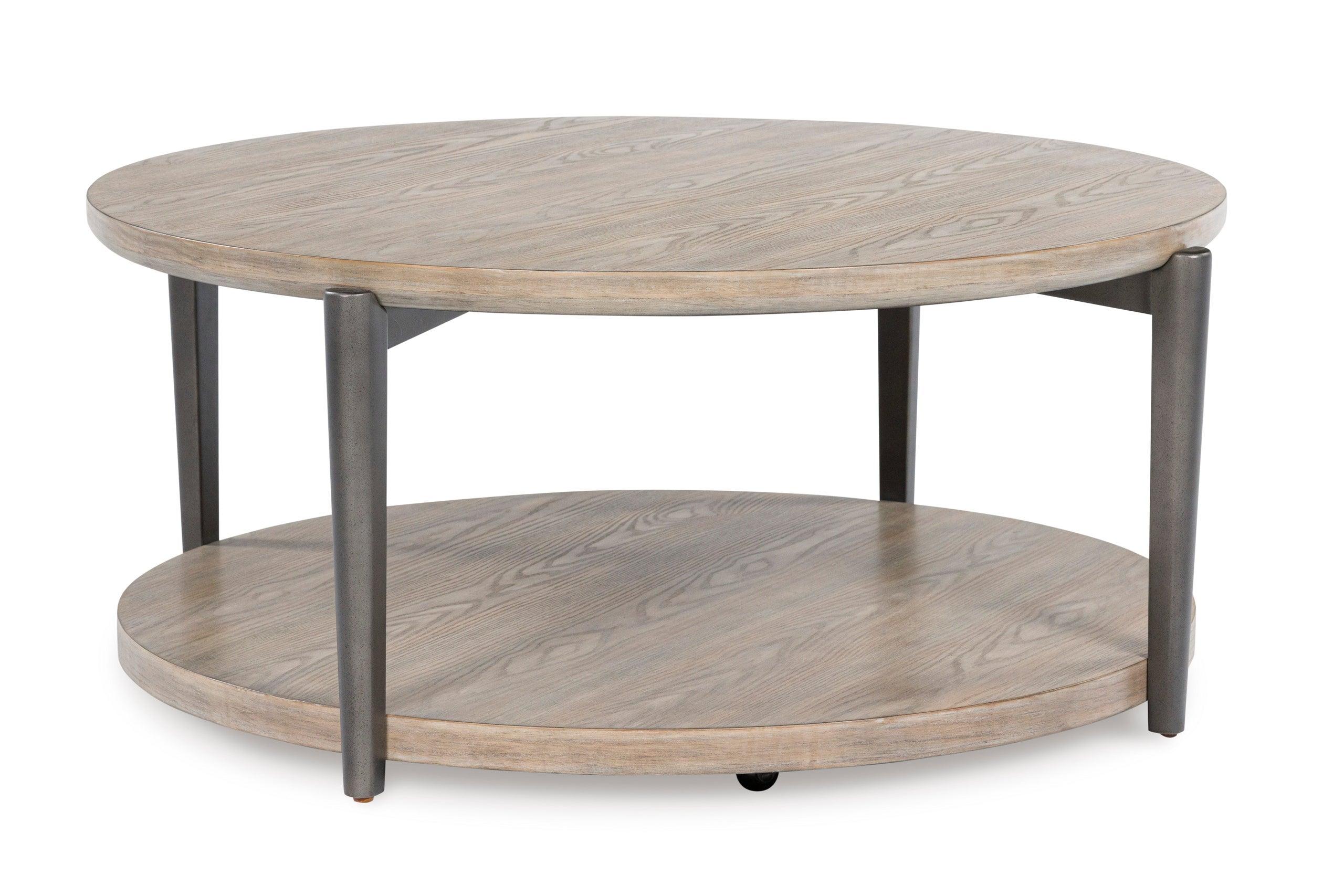 Dyonton Light Gray Brown Coffee Table - Image 2