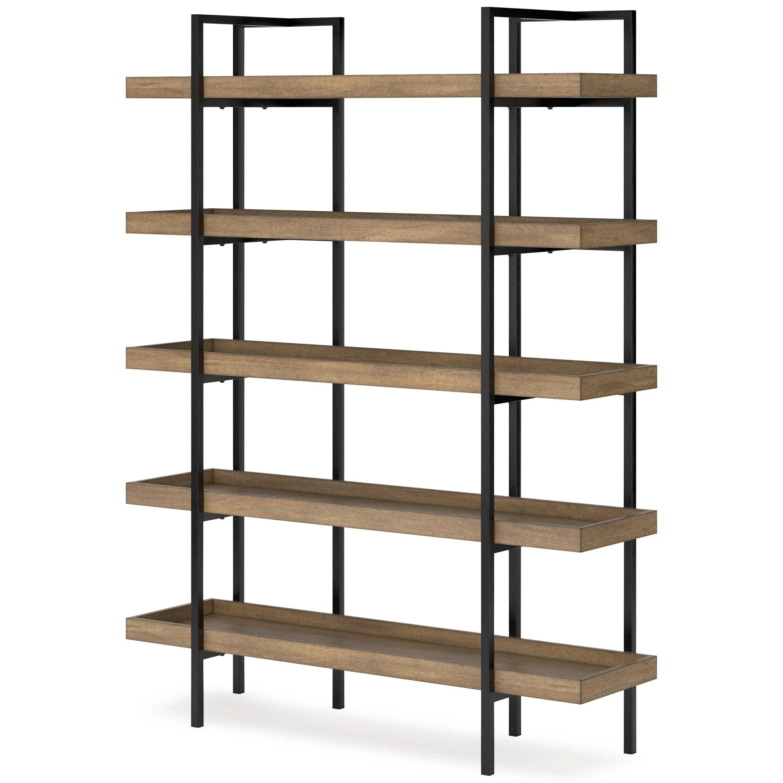 Montia Light Brown Bookcase - Image 2