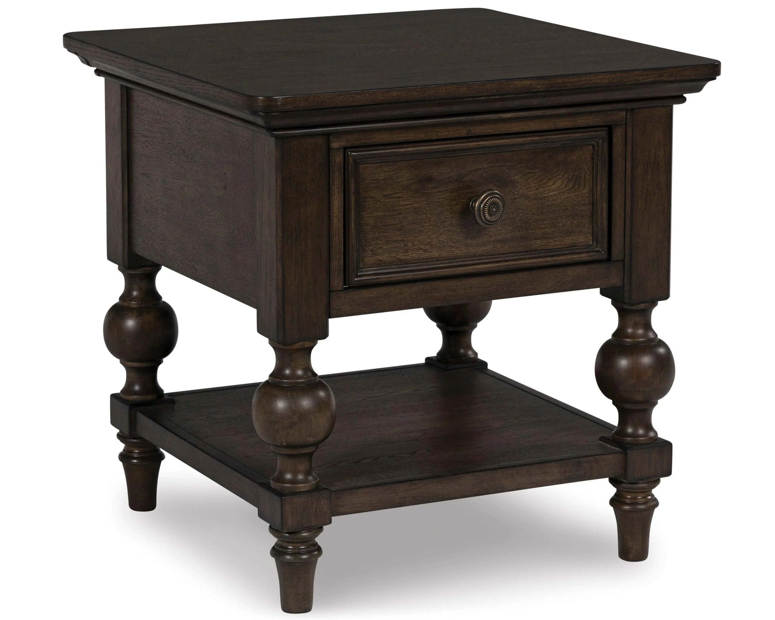 Veramond Dark Brown Occasional Table Set - Image 2