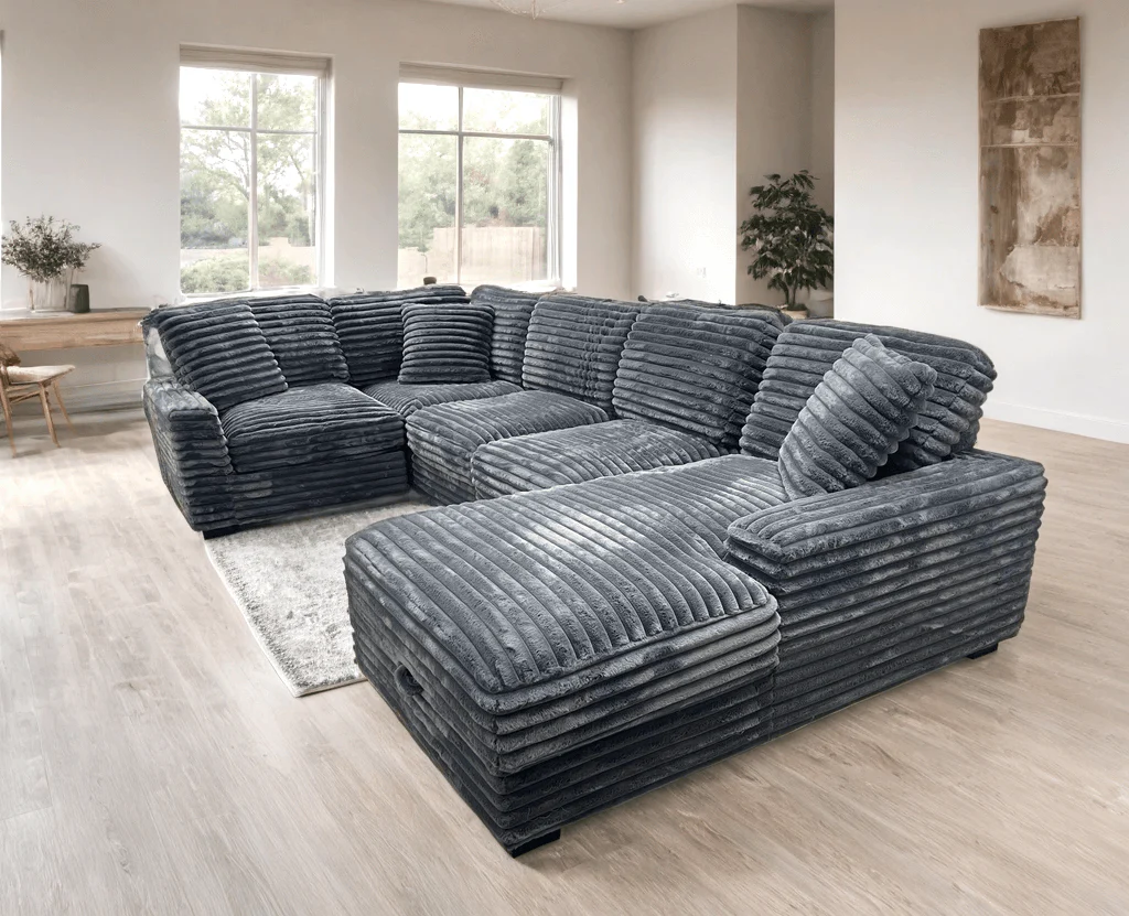 Allison Gray Sectional - Image 1