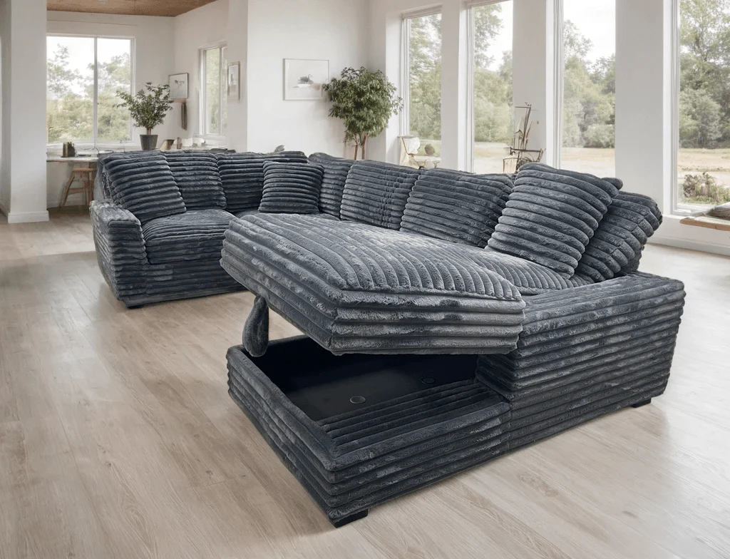 Allison Gray Sectional - Image 2