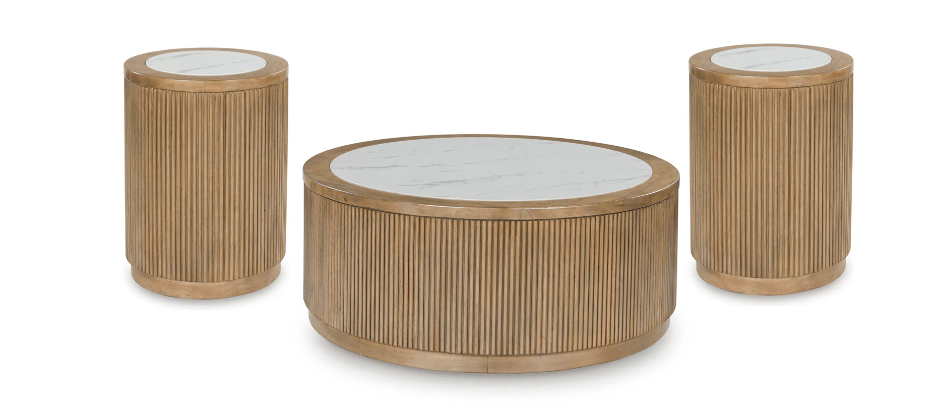 Tilda Brown 3-Piece Occasional Table Set - Image 1