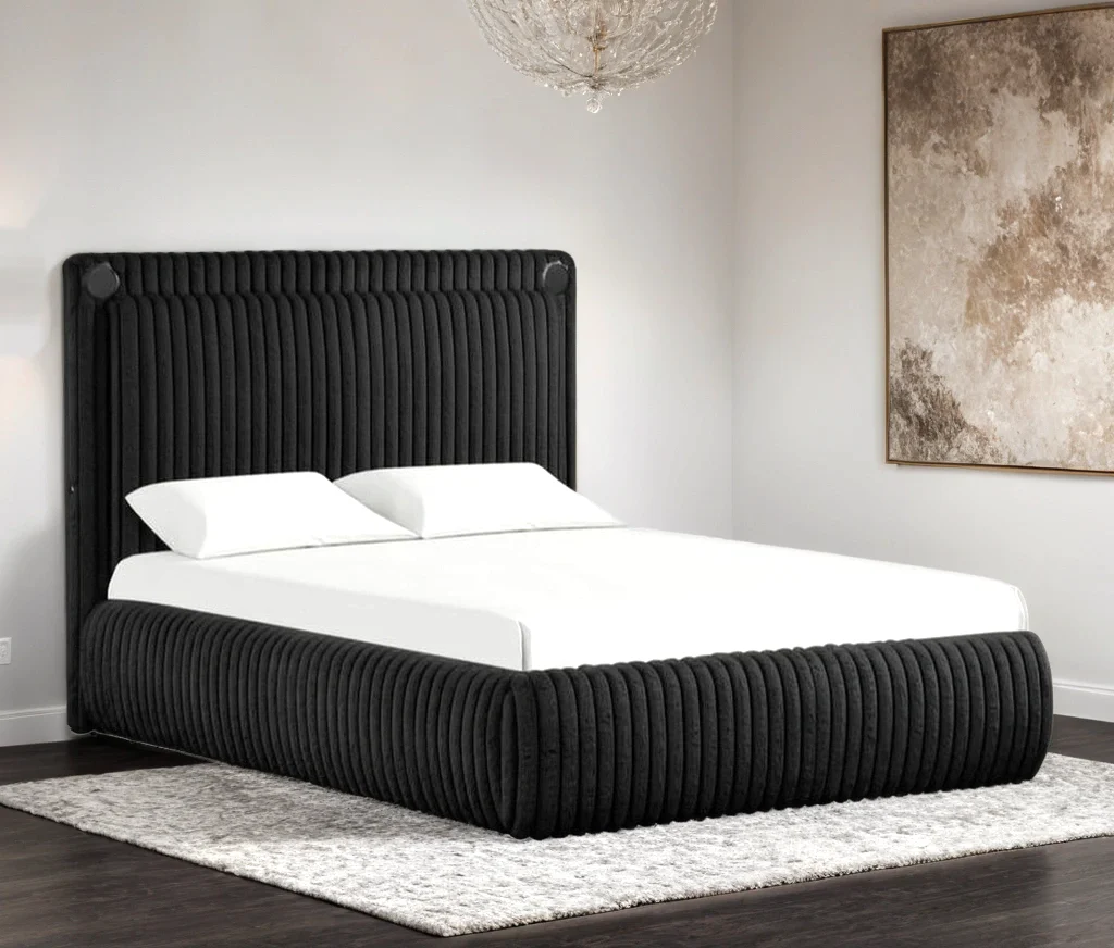 Diana Black Platform King Bed - Image 1