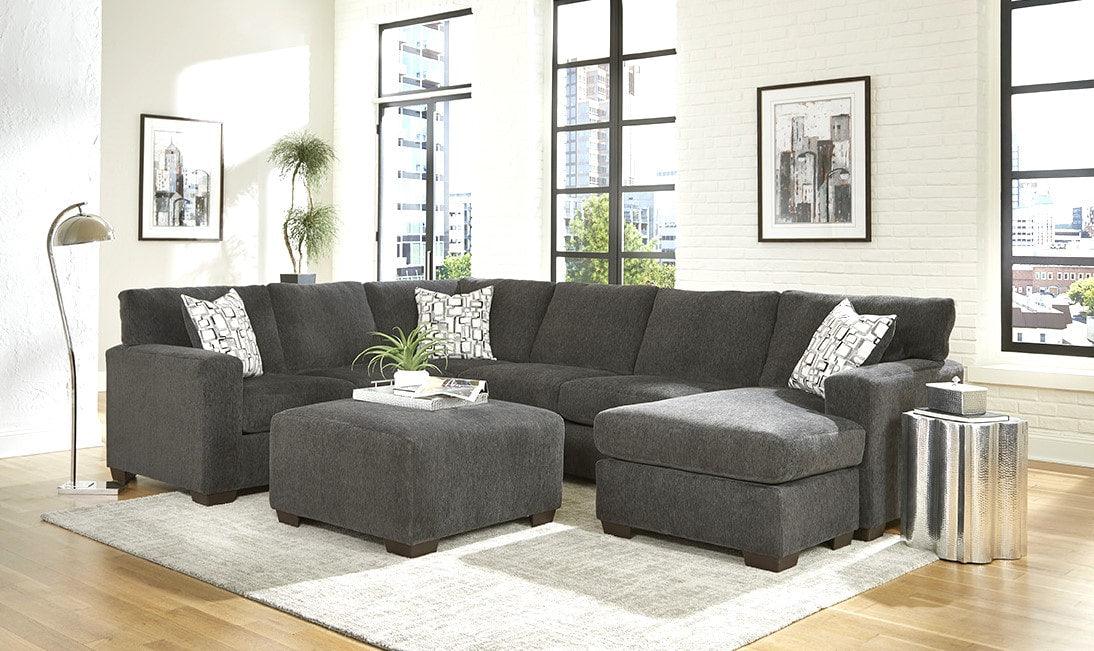Gill Charcoal Sectional - Image 1
