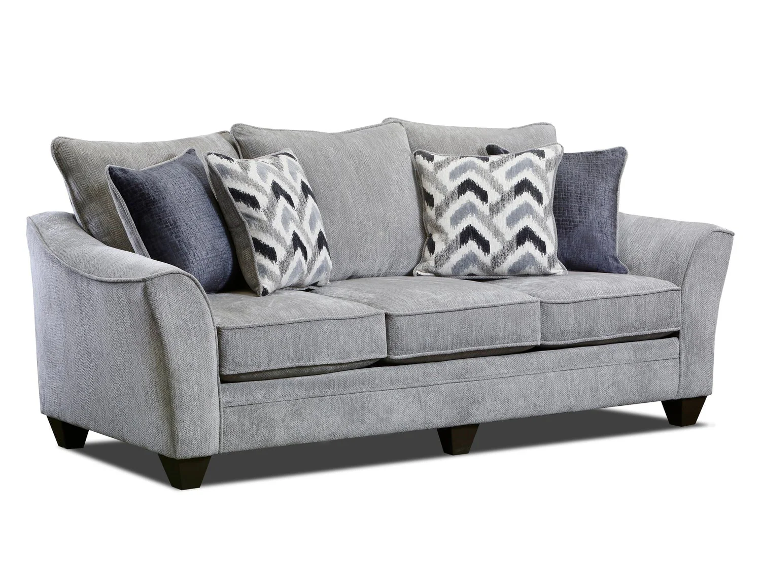 Selina Gray Oversize Sofa and Loveseat Set - Image 2