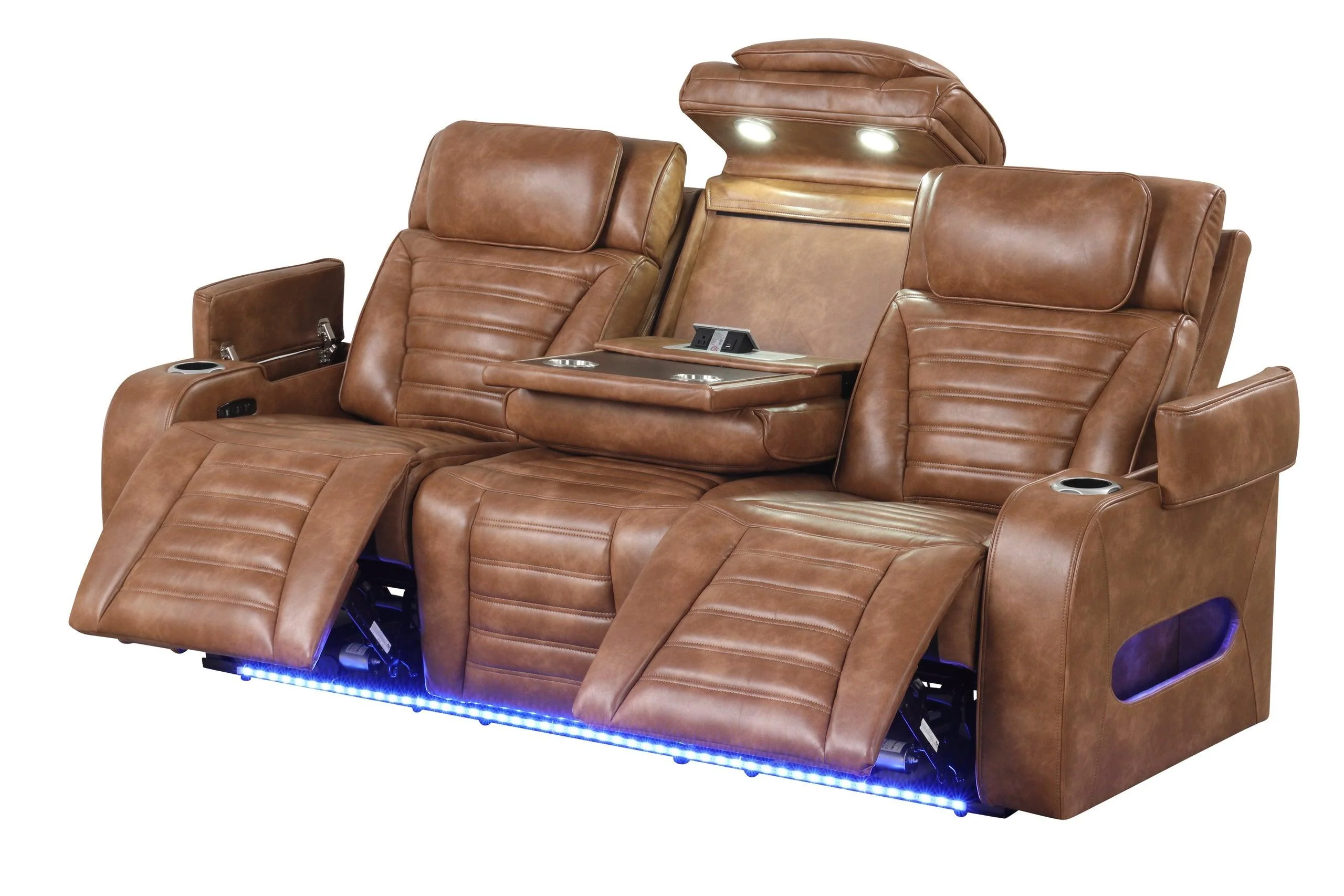Tokyo Brown 3-Piece Power Reclining Set - Image 3