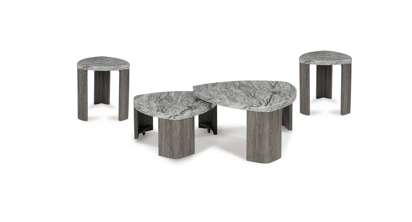 Till Gray Occasional Table Set - Image 1