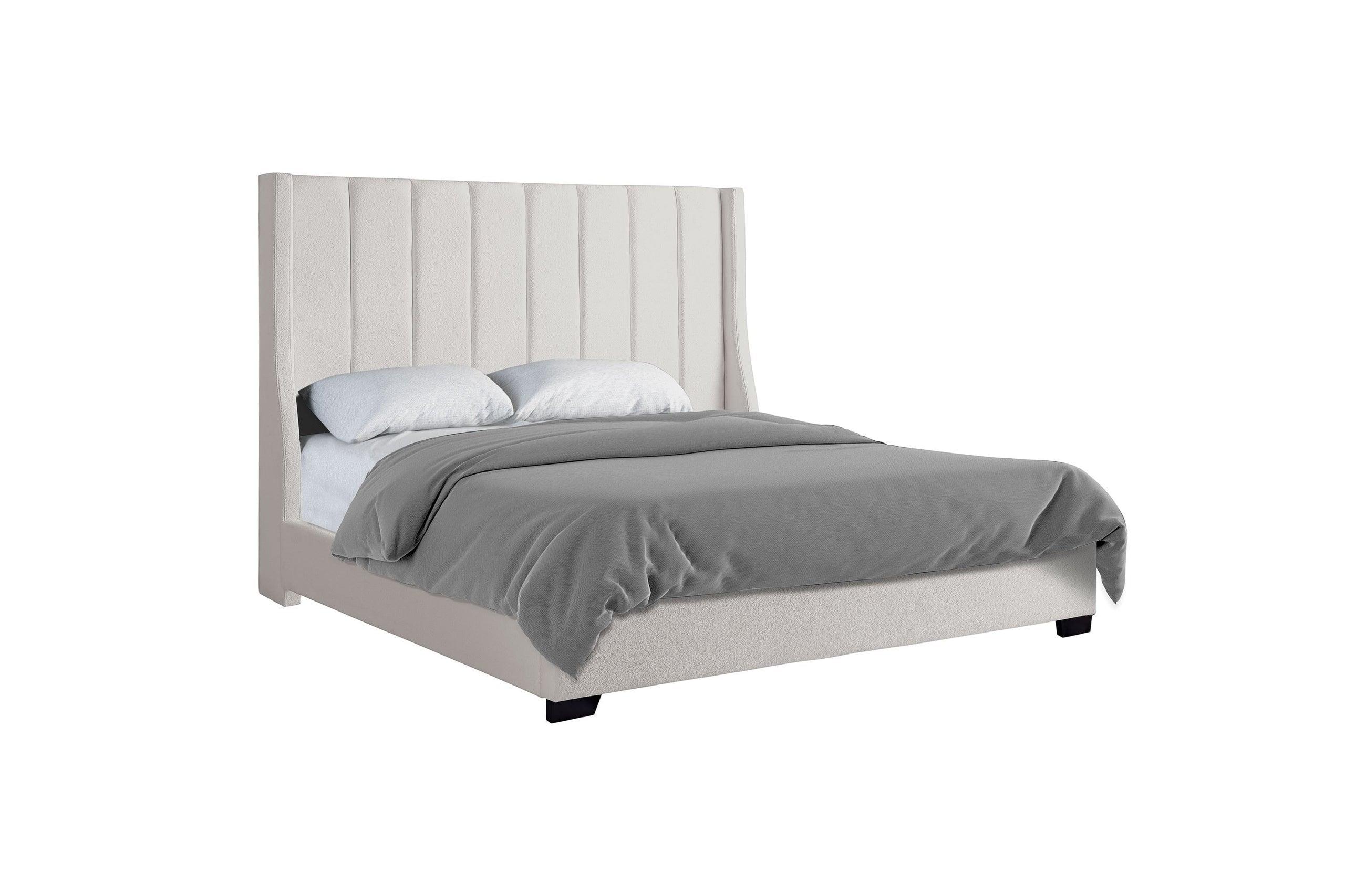 Harry Ivory Upholstered King Bed - Image 2