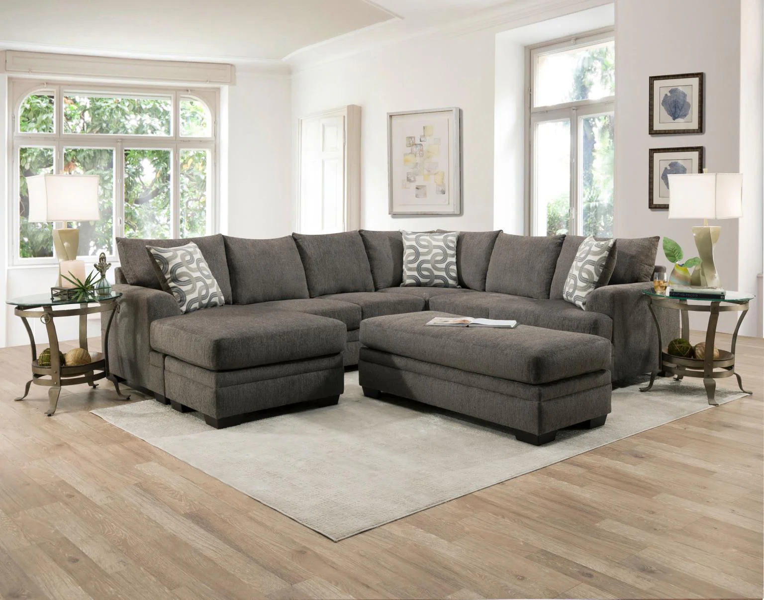 Behold Charcoal Sectional - Image 1