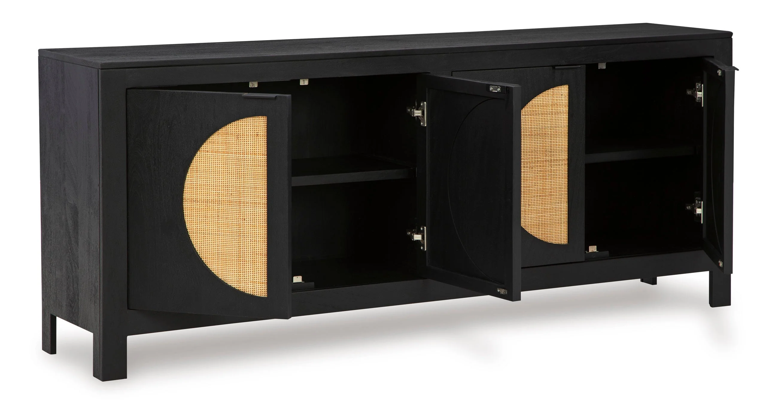 A4000575 Black Accent Cabinet 70"L - Image 3