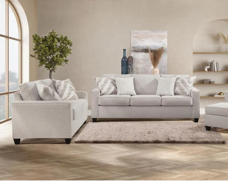 Behold Carmine Pebble Sofa & Loveseat Set - Image 2