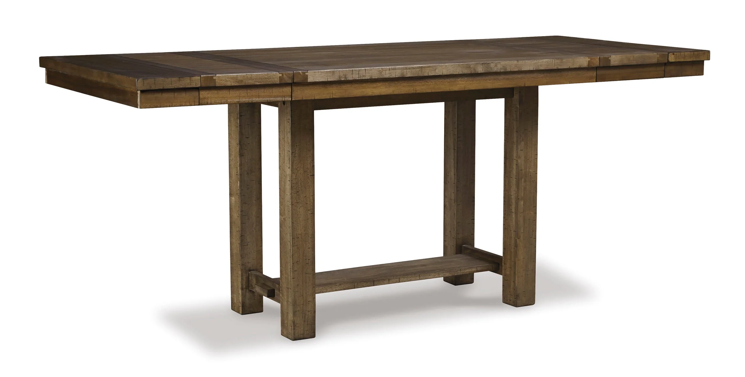 Desi Brown Counter Height Table + 6 Chairs Set - Image 3