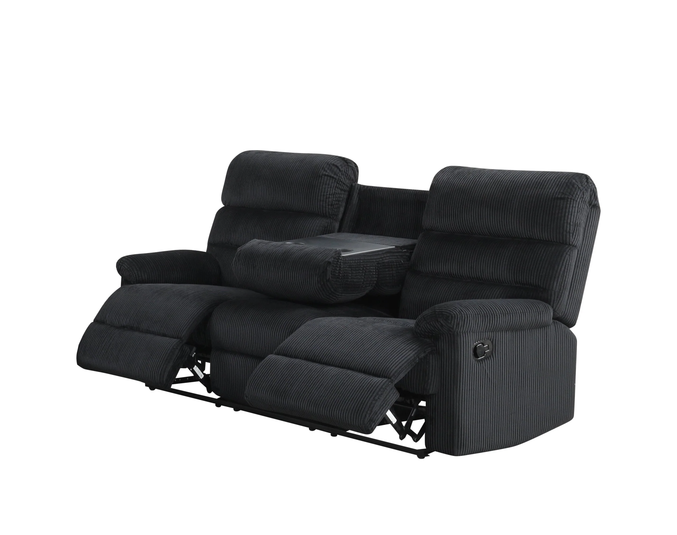 Albert Black 3-Piece Reclining Set - Image 3