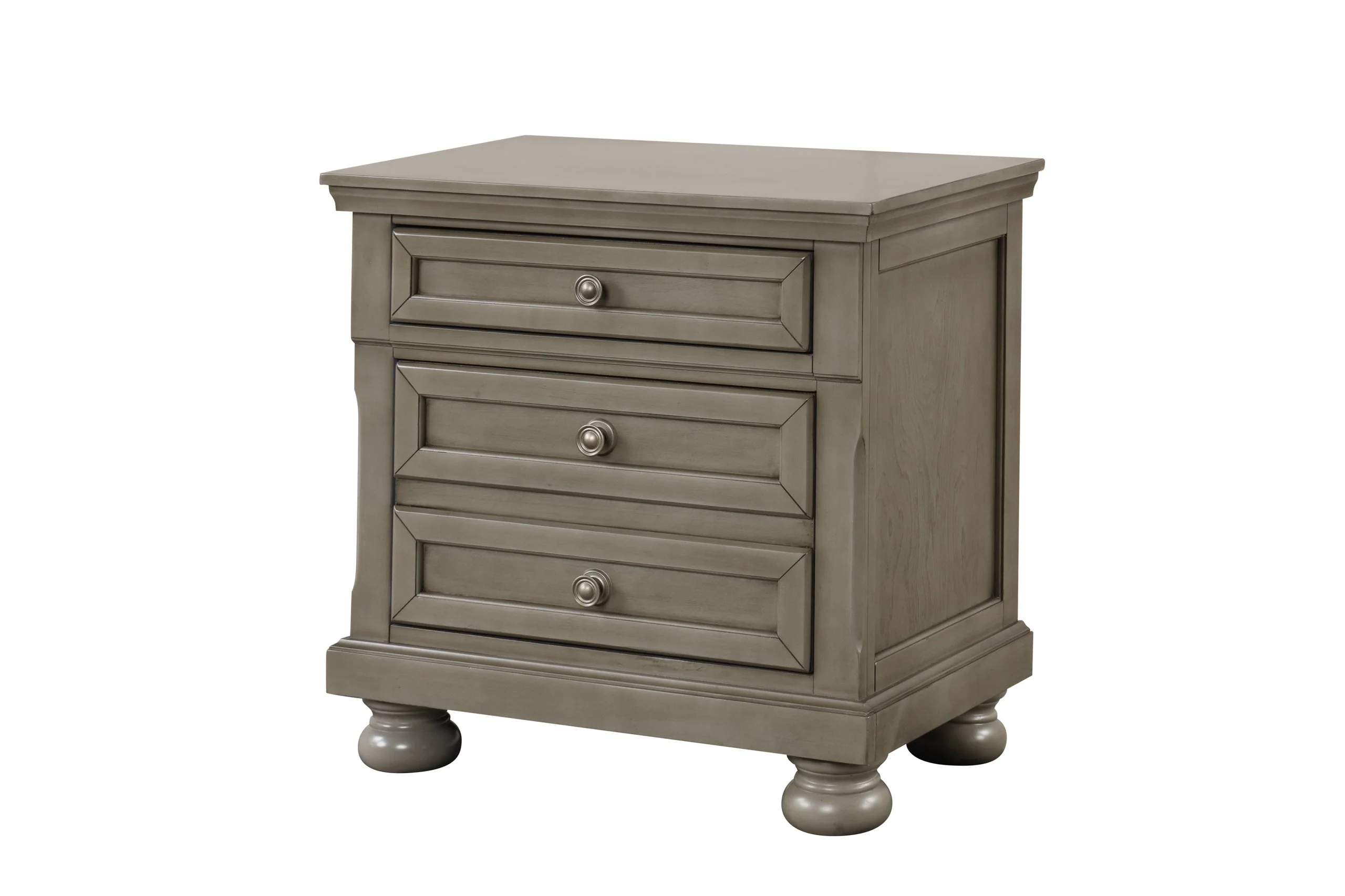 Magnolia Light Gray Storage Sleigh Bedroom Set - Image 3