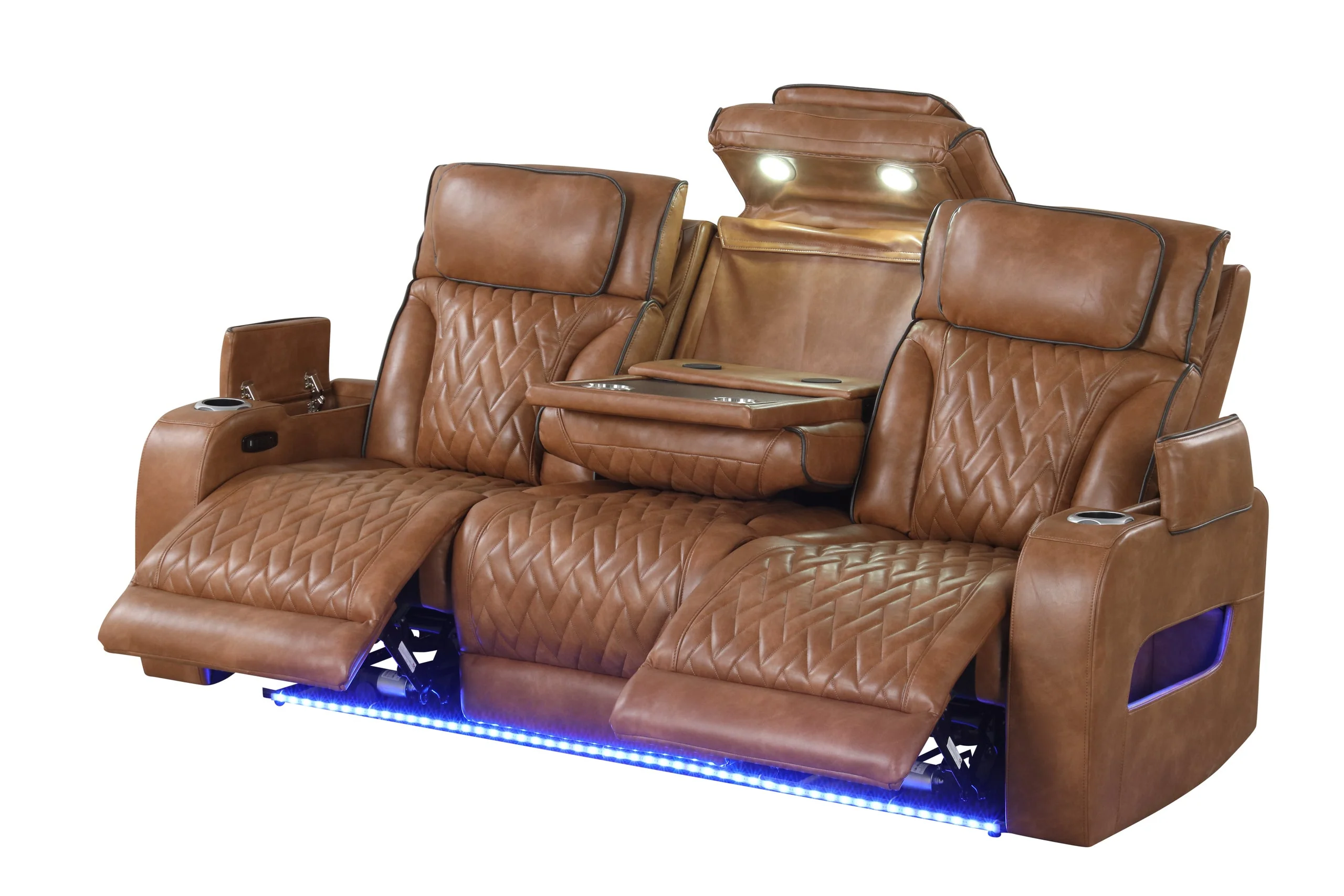 Dubai Brown 3-Piece Power Reclining Set - Image 3