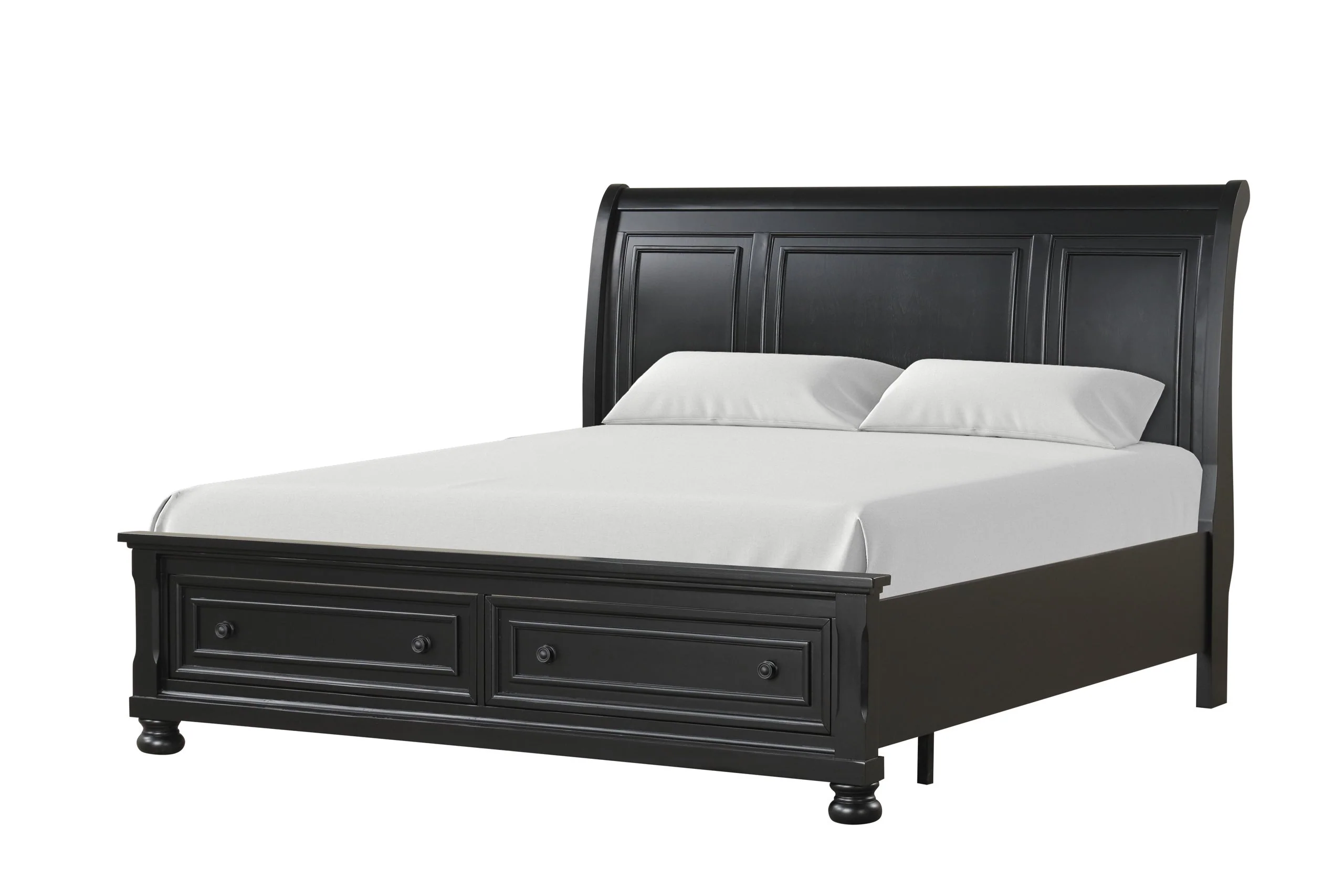 Magnolia Black Storage Sleigh Bedroom Set - Image 2