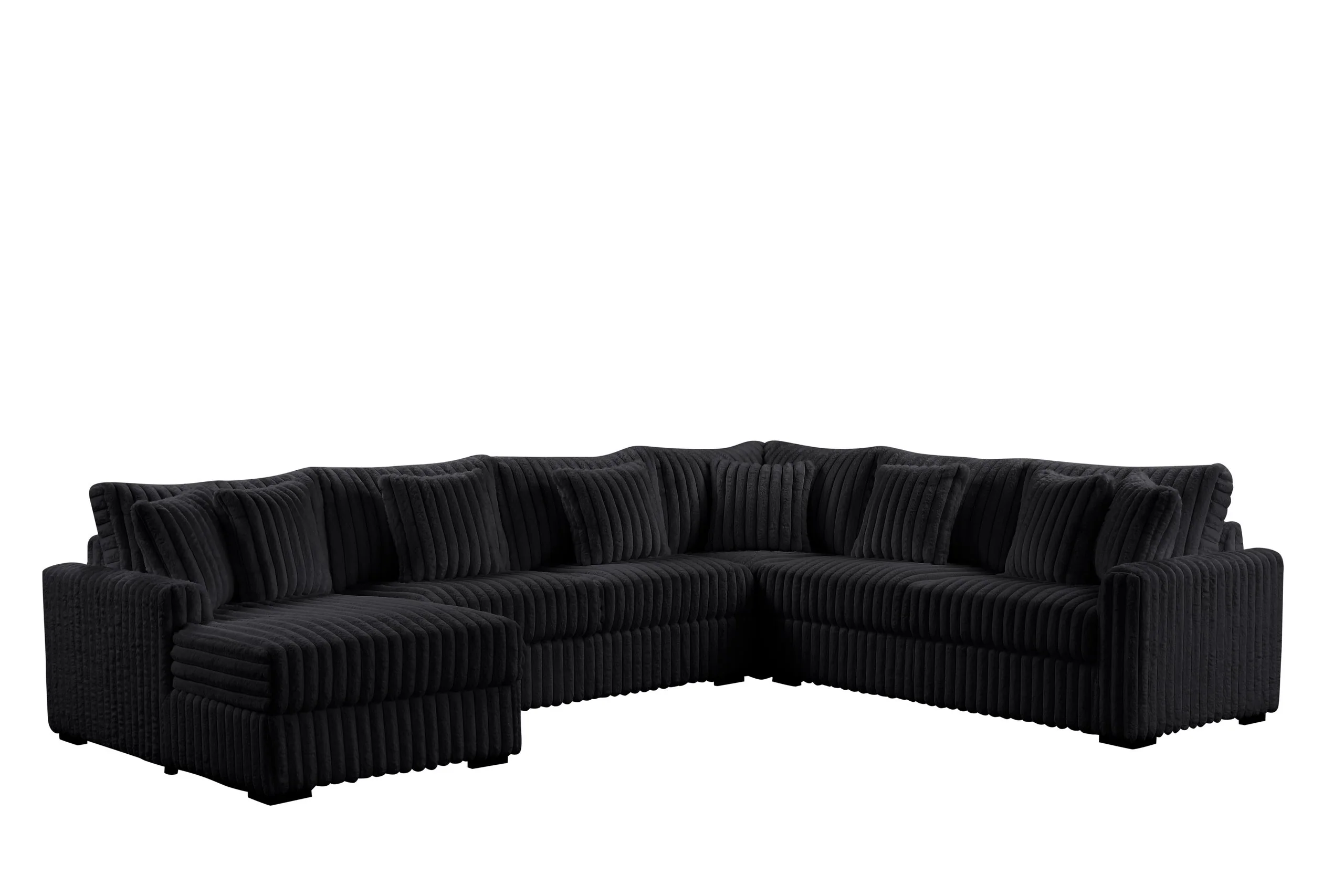 Solana Black Sectional - Image 2