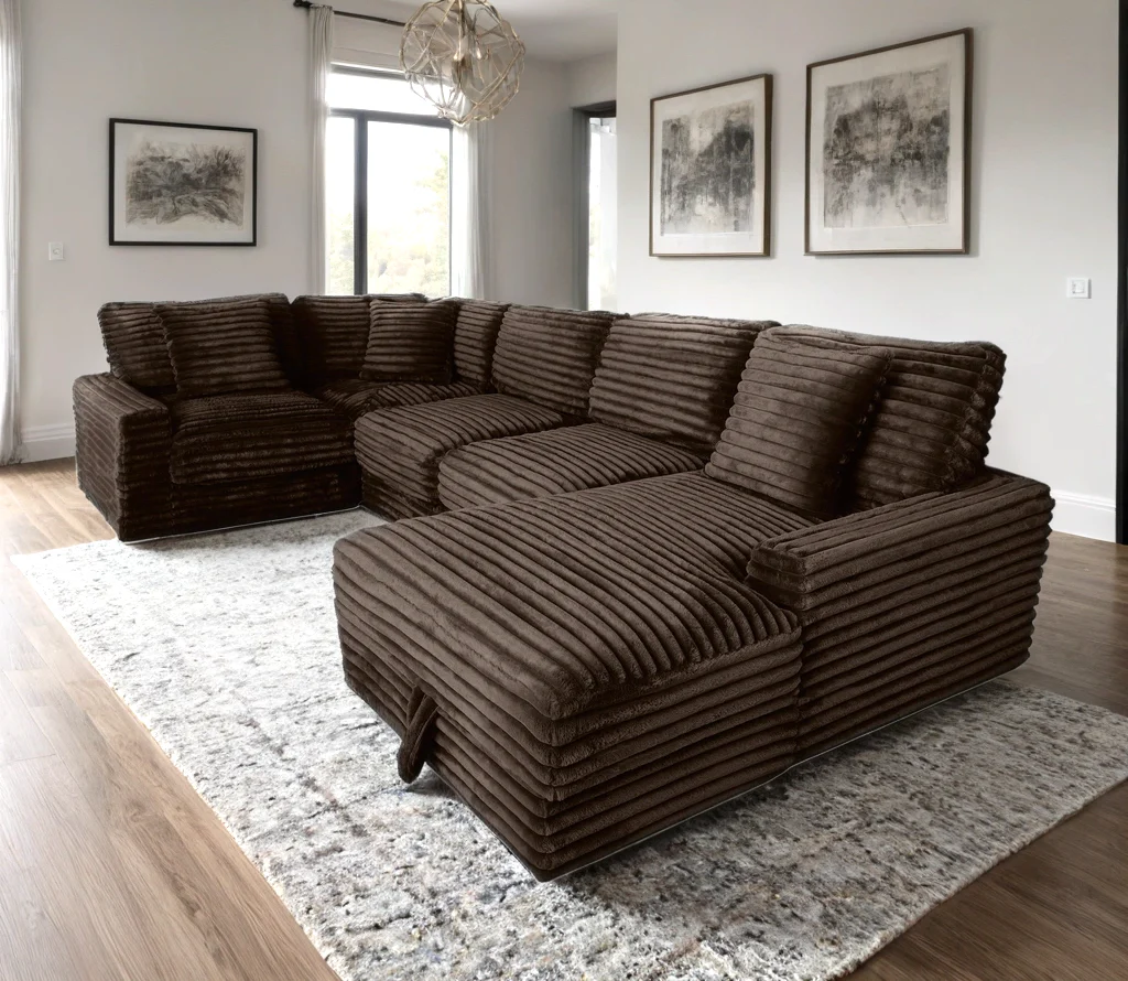 Alisson Mocha Modular Sectional - Image 2