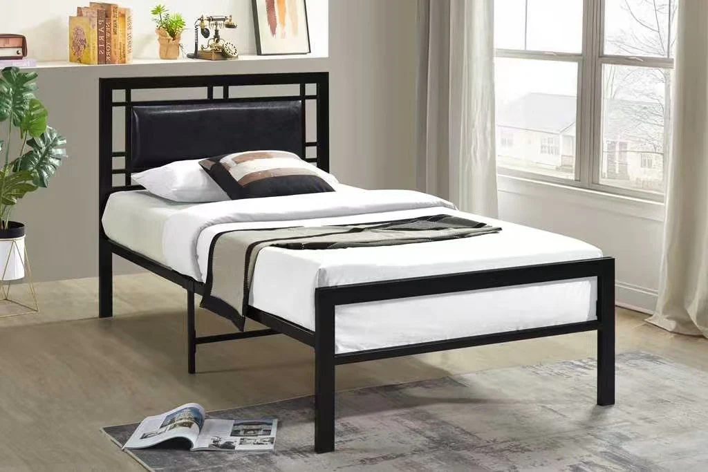 Bemia Black Metal Platform Twin Bed - Image 2