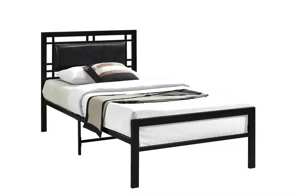 Bemia Black Metal Platform Twin Bed - Image 3