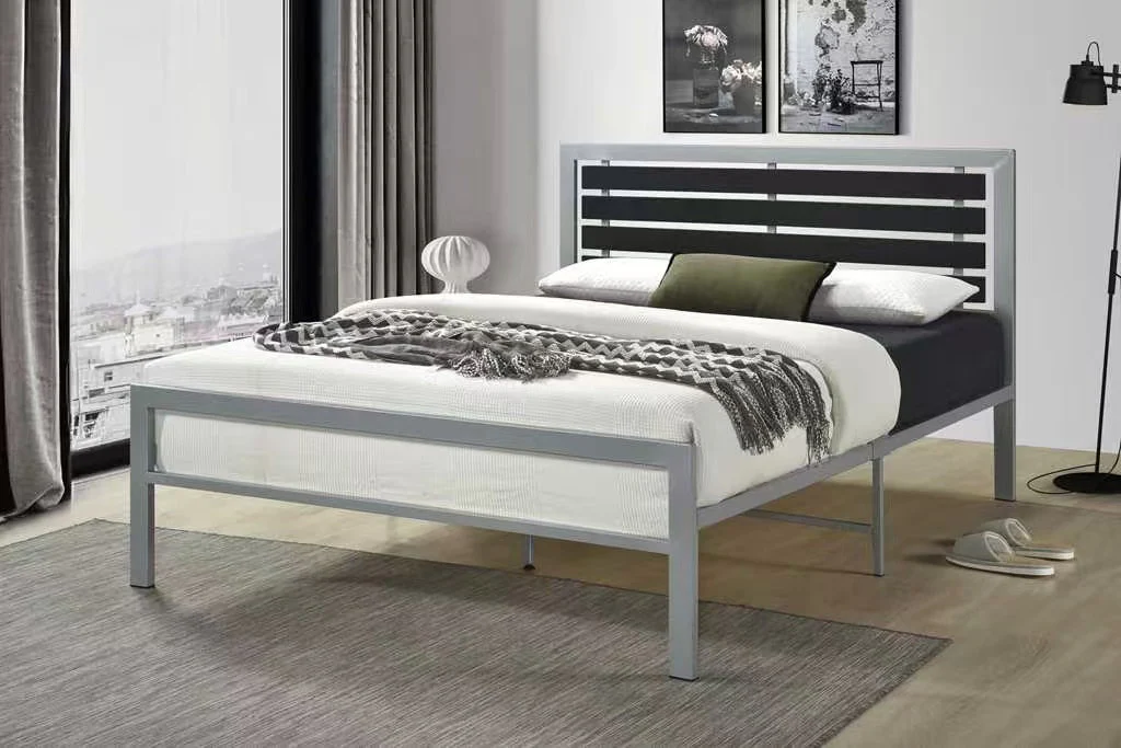 Bemia Gray Metal Platform Full Bed - Image 1
