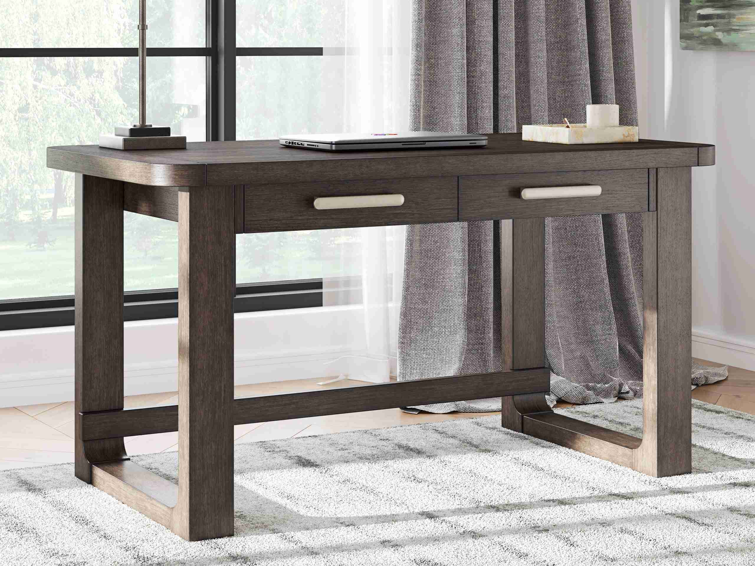 Halo Brown Office Desk - Image 2