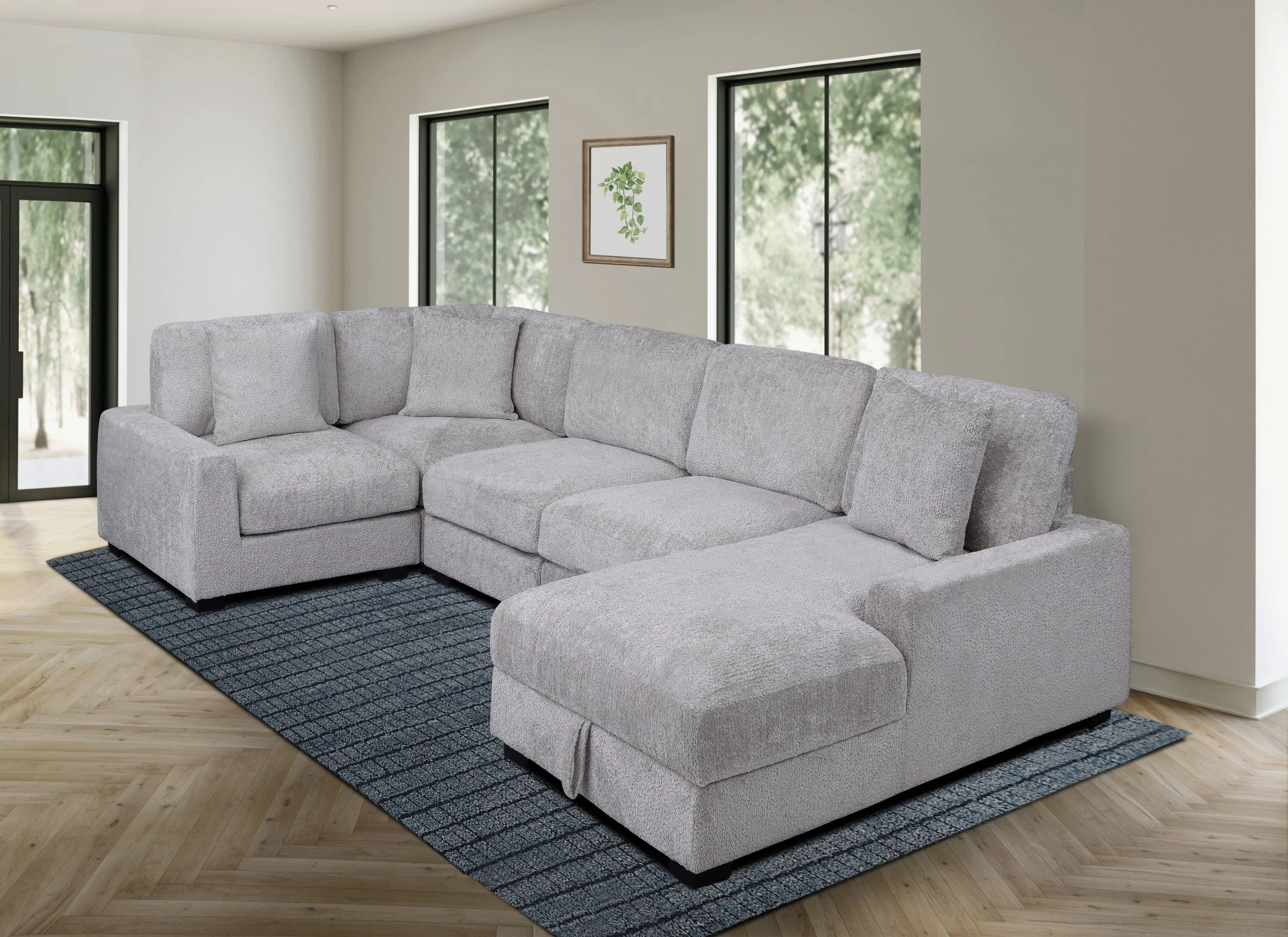 Serena Gray Modular Sectional - Image 2