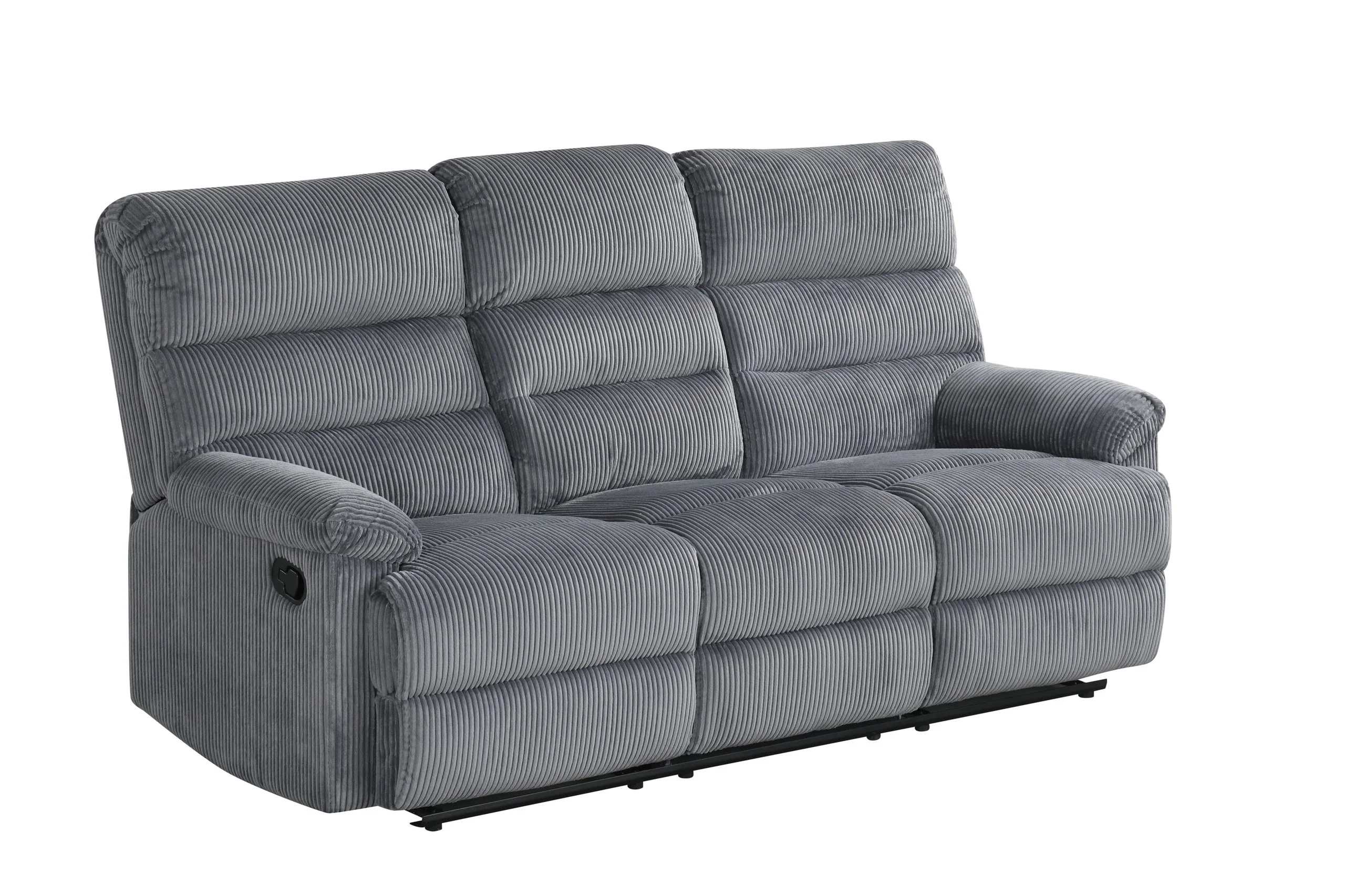 Albert Gray Fabric 3-Piece Reclining Set - Image 3