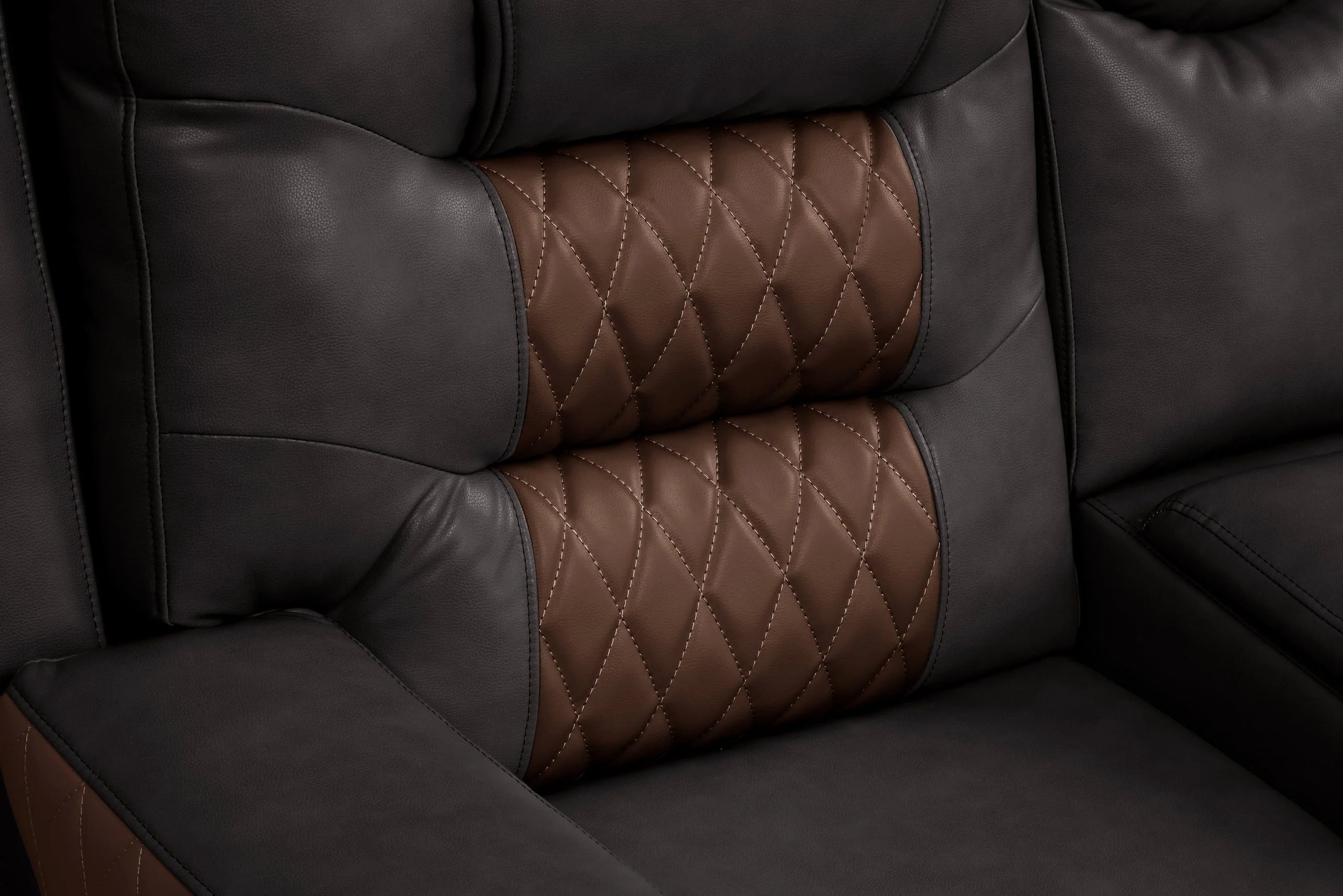 Jordon Brown Reclining Sectional - Image 3