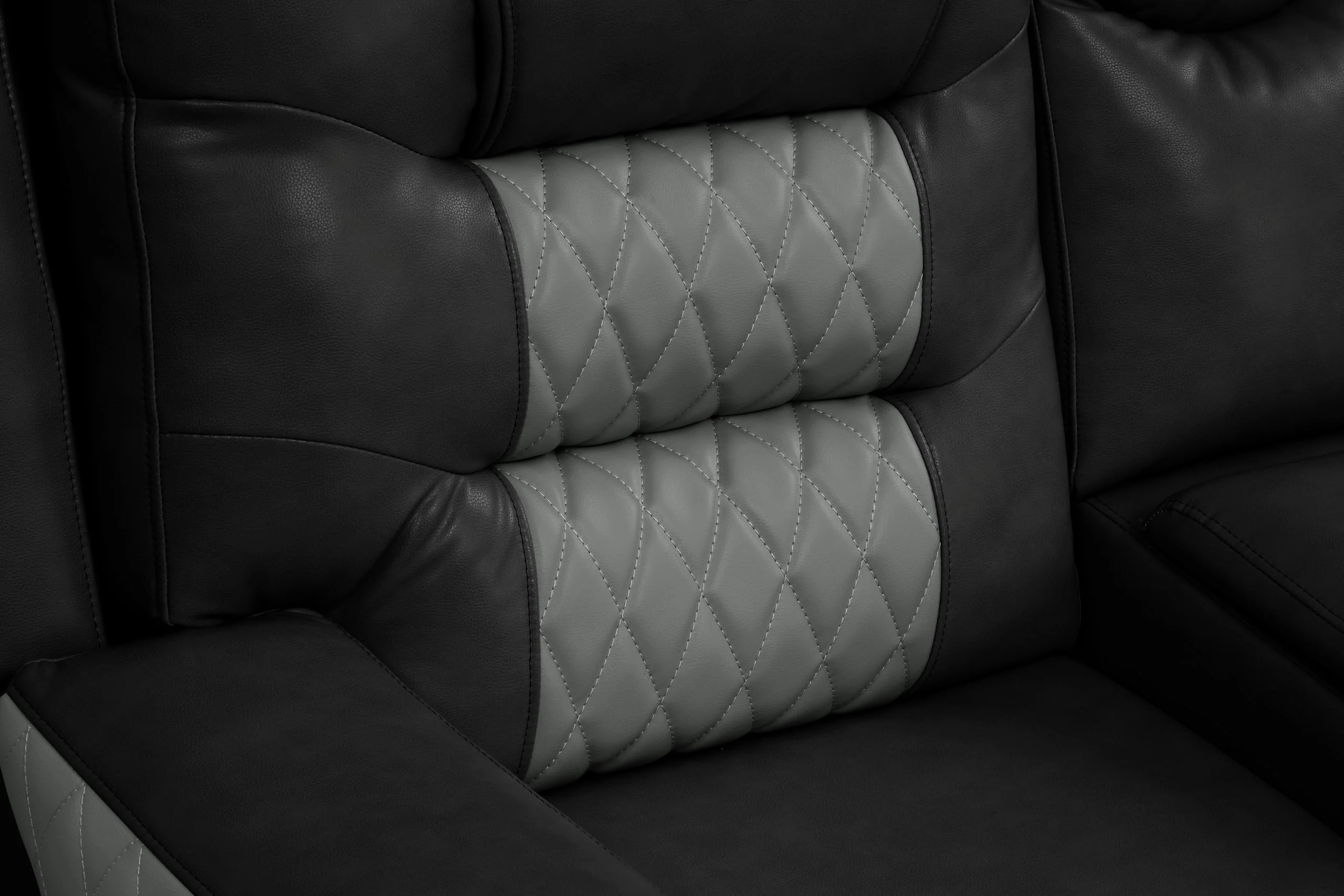 Jordon Black Reclining Sectional - Image 3