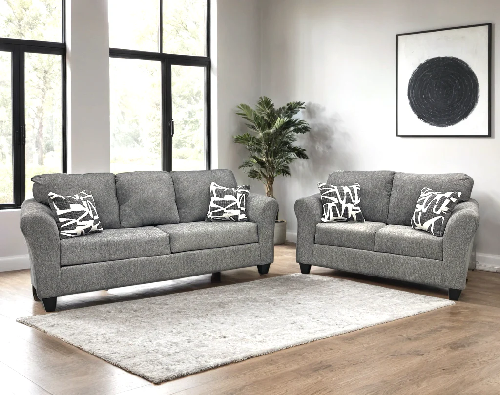 Tuten Gray 2-Piece Living Room Set - Image 1