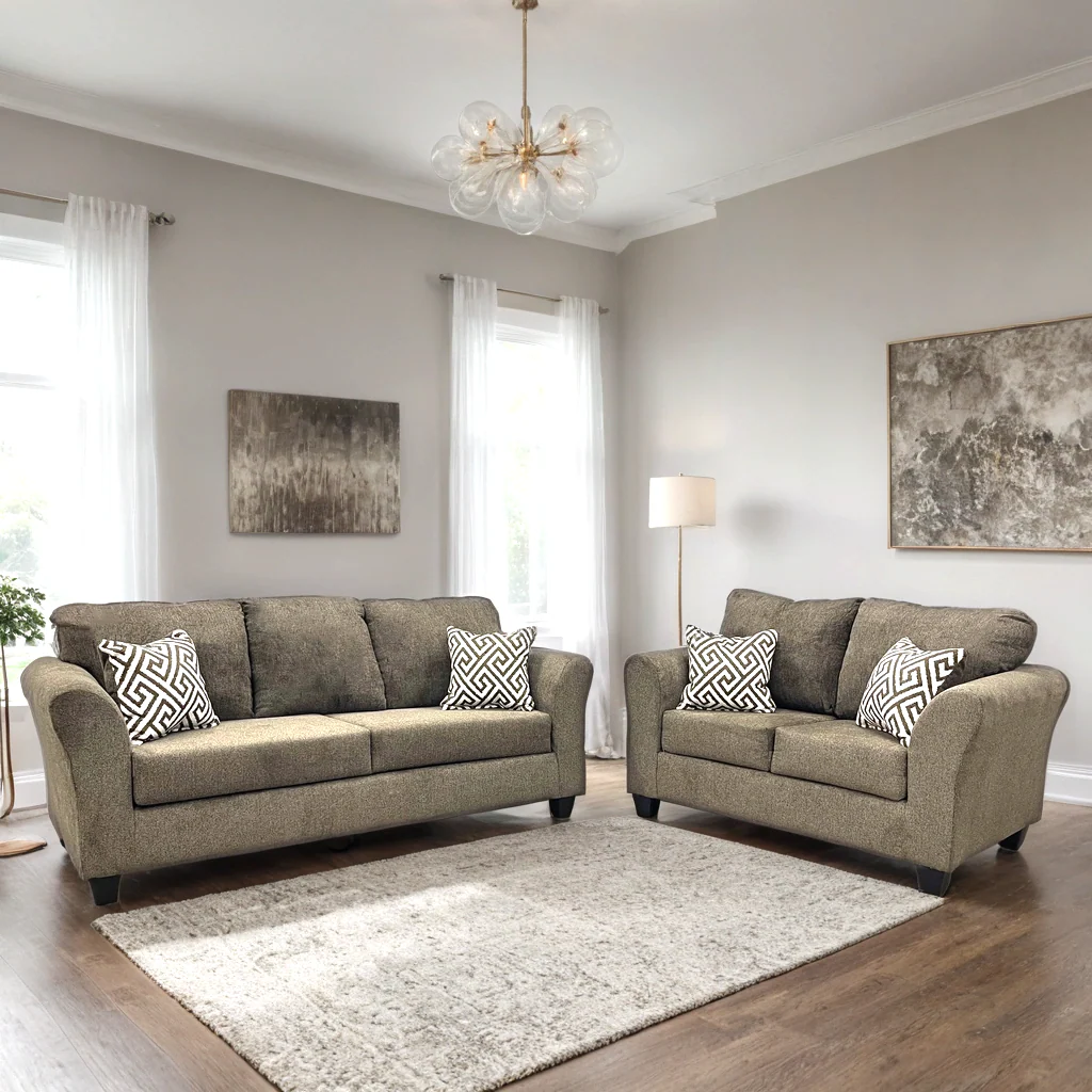 Tuten Brown 2-Piece Living Room Set - Image 2