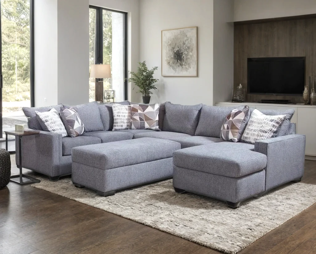 Behold Ash Gray Sectional - Image 2