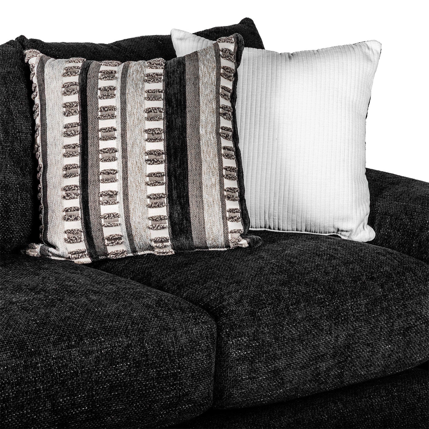 Behold Black 2-Piece Sofa & Loveseat Set - Image 3