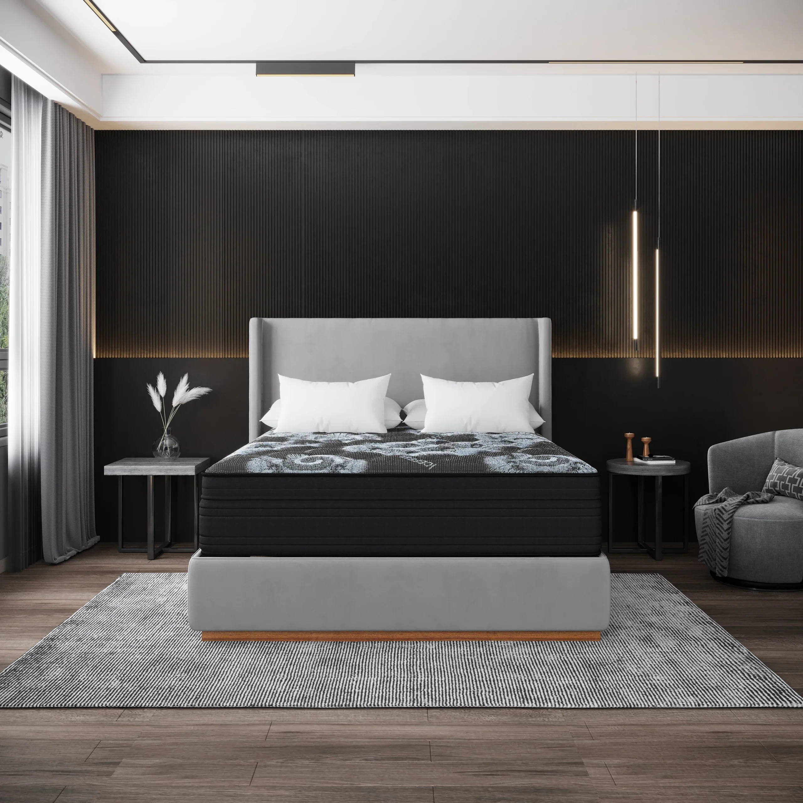 Noche Luxury Firm 13" Hybrid Queen Mattress - Image 2