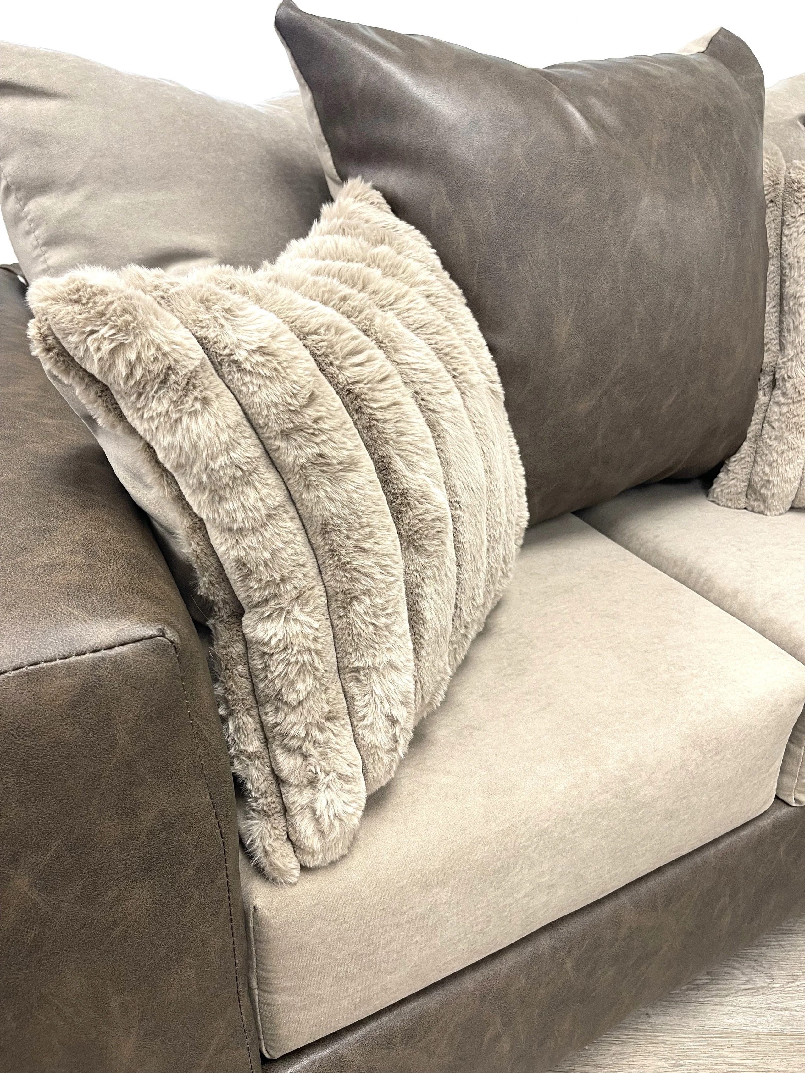 Monroe Latte 2-Piece Living Room Set - Image 3