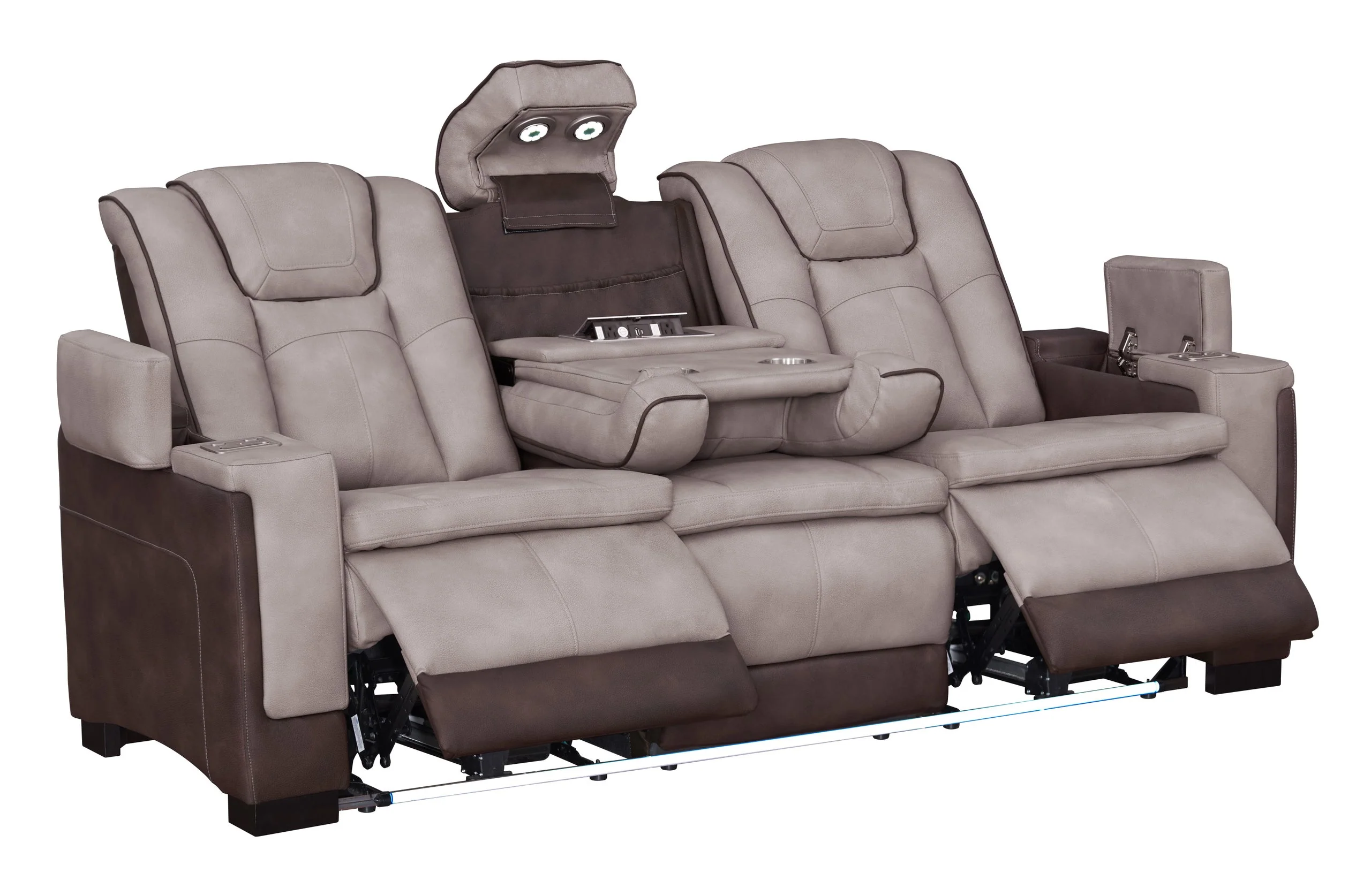 Rodeo Brown 3-Piece Power Reclining Set - Image 2