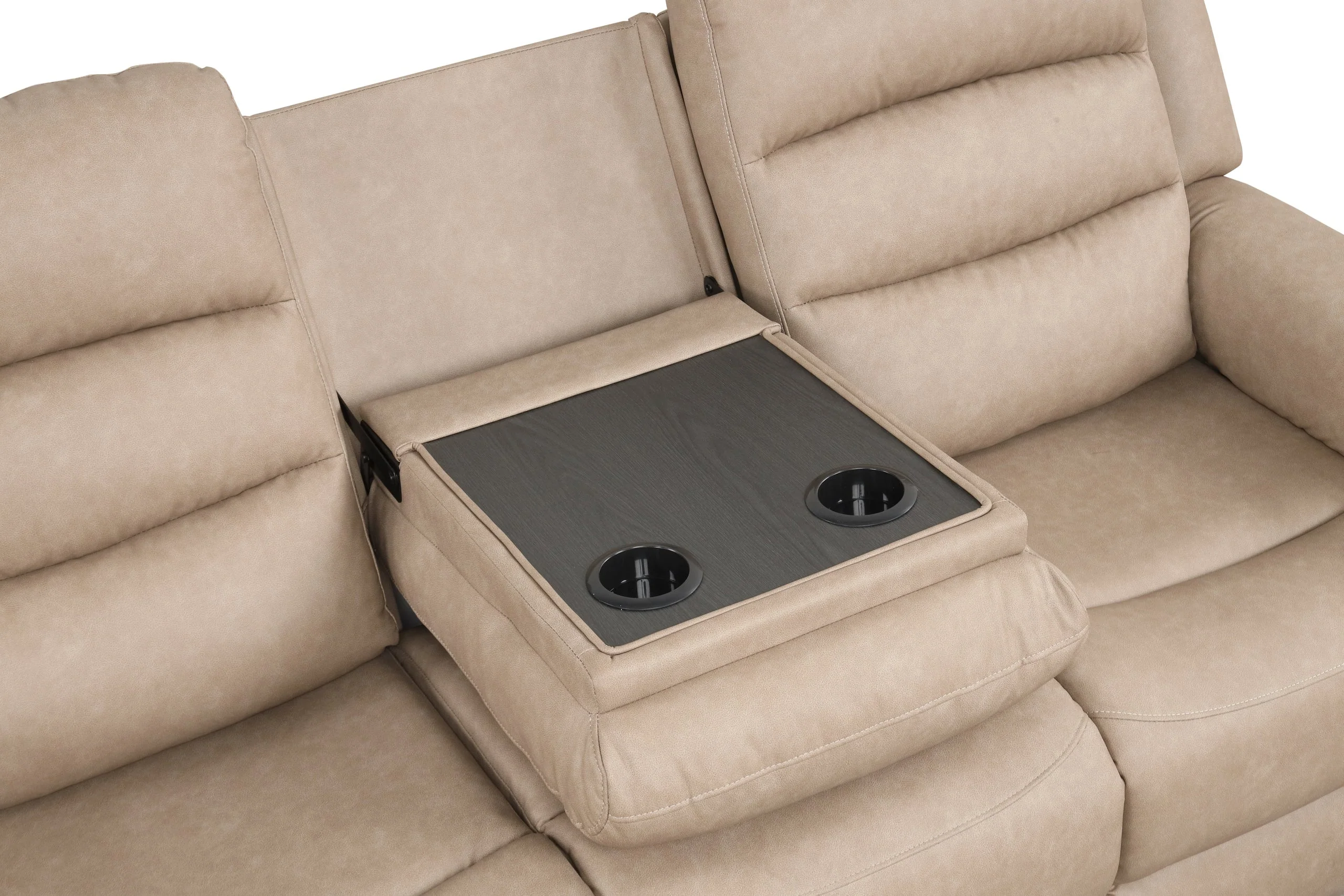 Hope Stone Polyester 3-Piece Reclining Set - Image 3