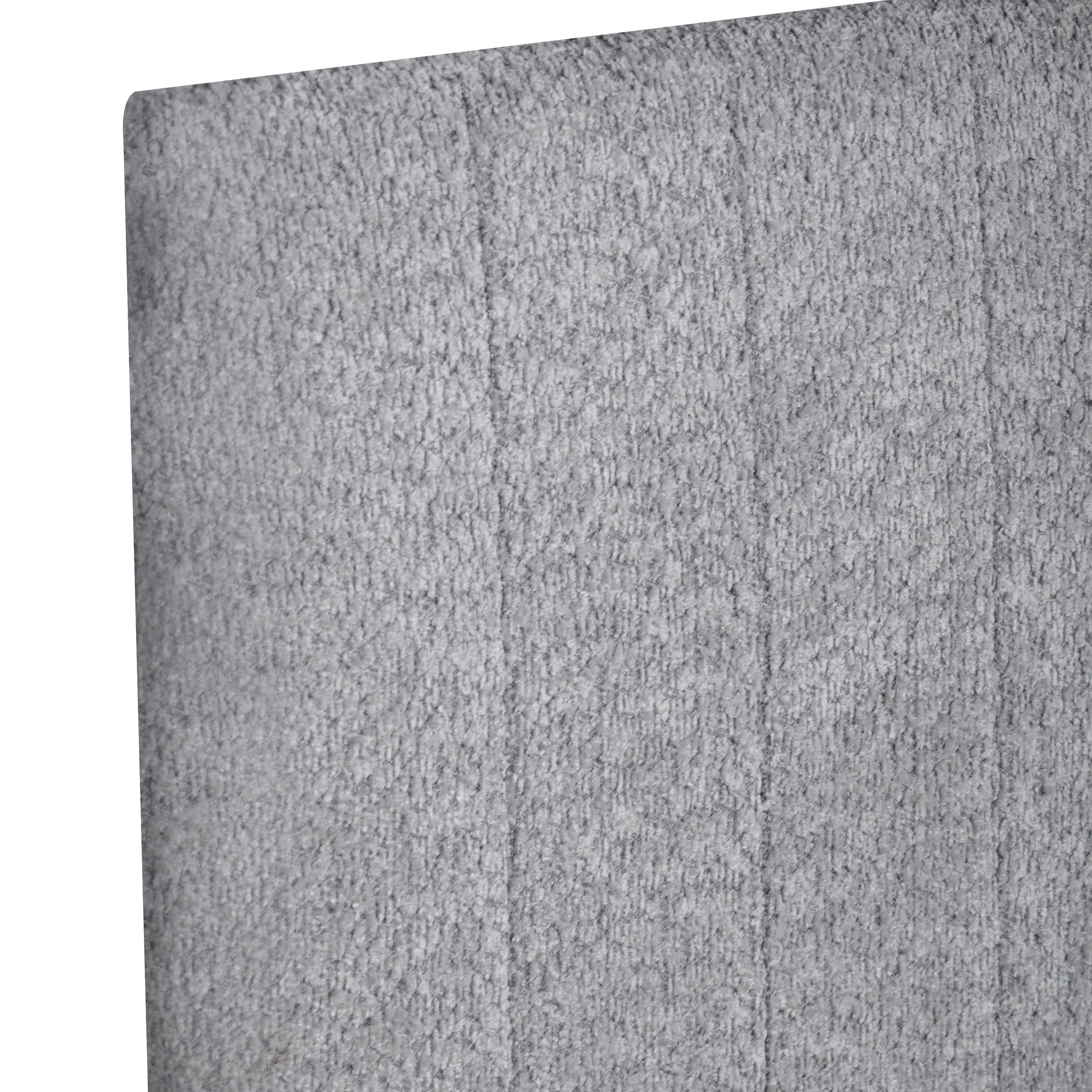 Heiden Light Gray Upholstered Platform Queen Bed - Image 3