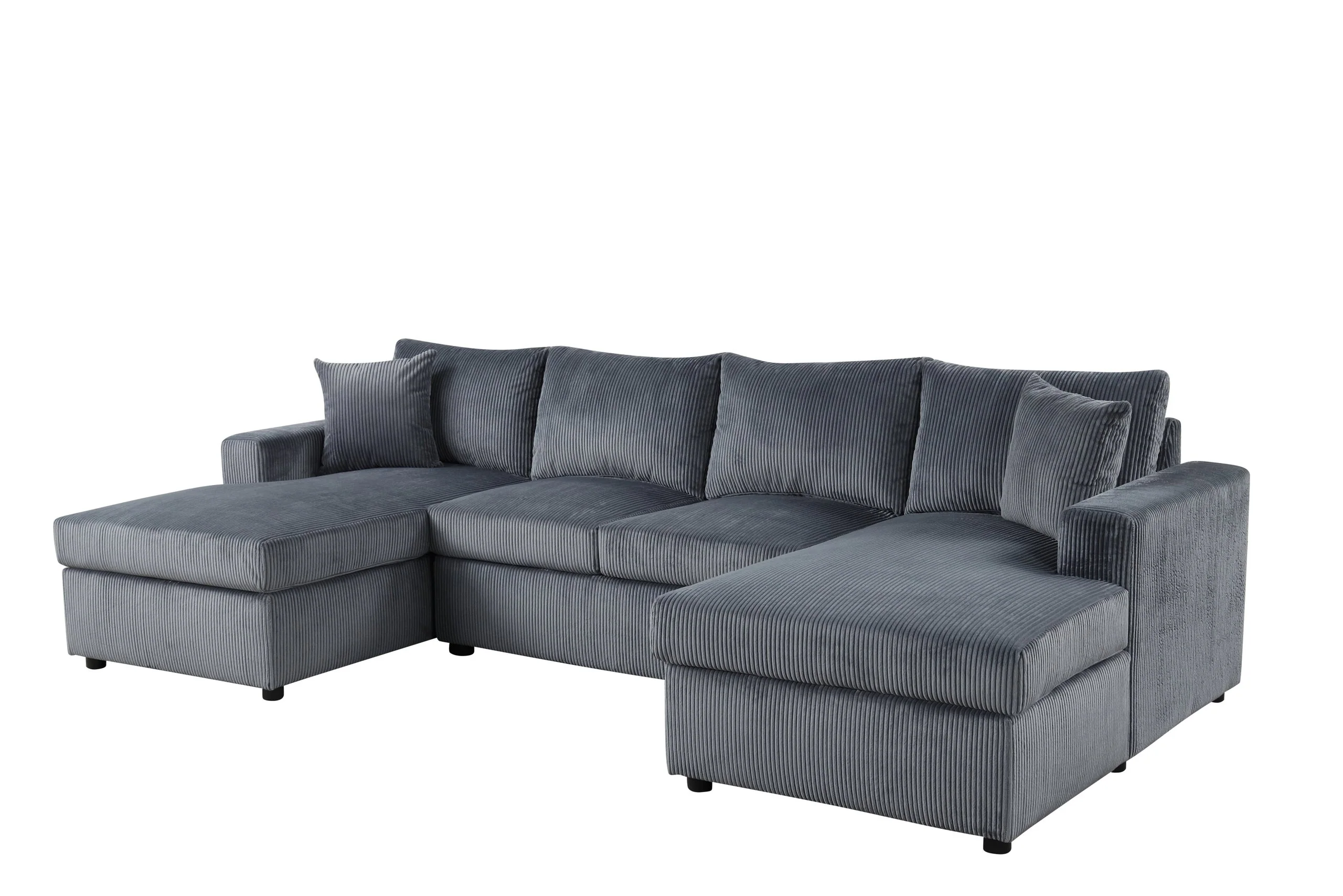 Terasa Gray Double Chaise Sectional - Image 2