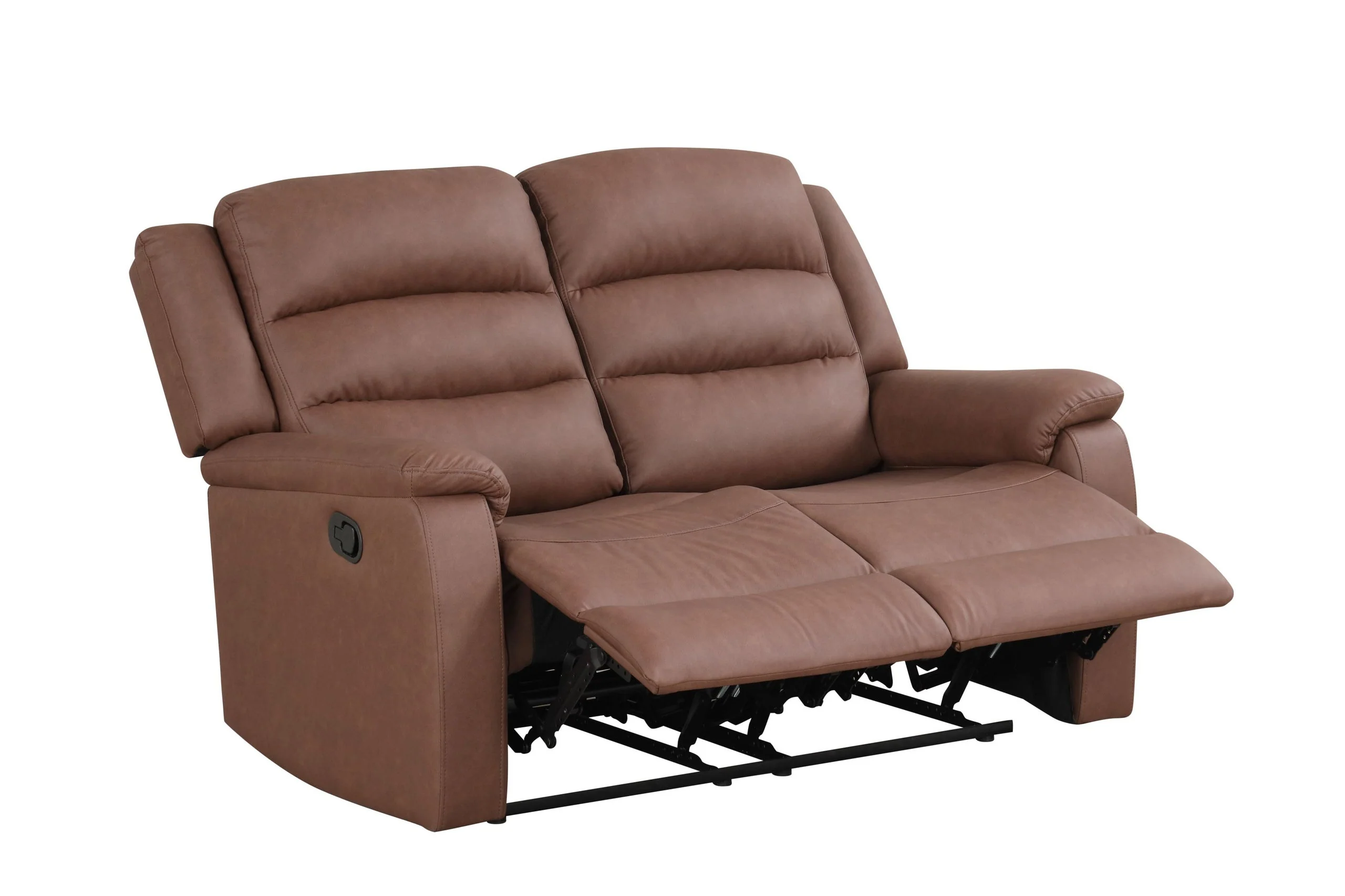 Hope Brown Polyester 3-Piece Reclining Set - Image 3