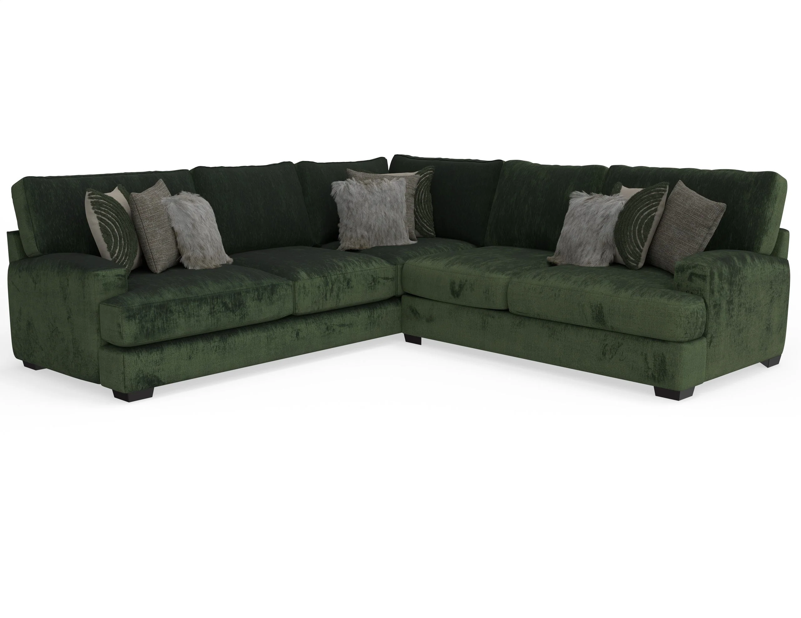 Corinthian Green 2-Piece Sectional - Image 2